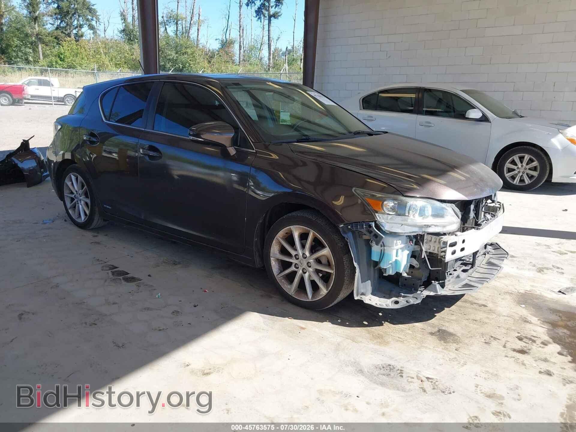 Фотография JTHKD5BH7B2003707 - LEXUS CT 200H 2011