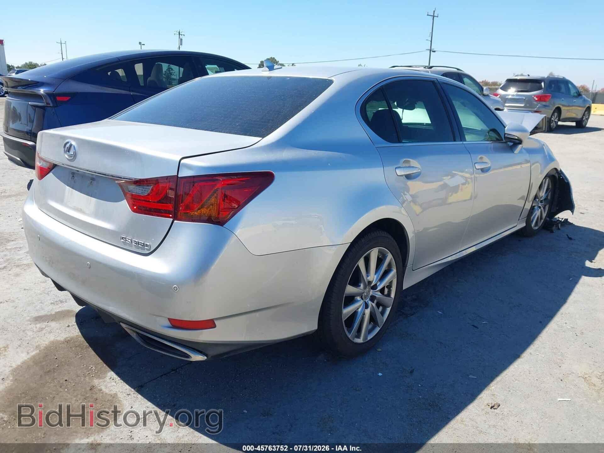 2013 LEXUS GS 350 - VIN: JTHBE1BL0D5008145 - Фото 4