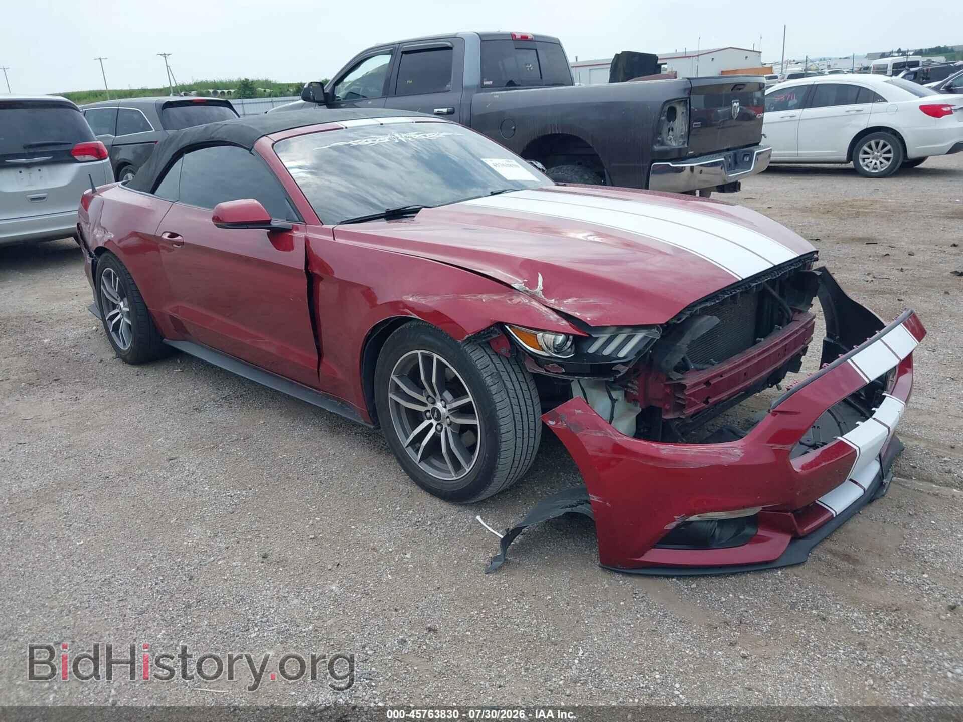 Фотография 1FATP8UH4G5292889 - FORD MUSTANG 2016