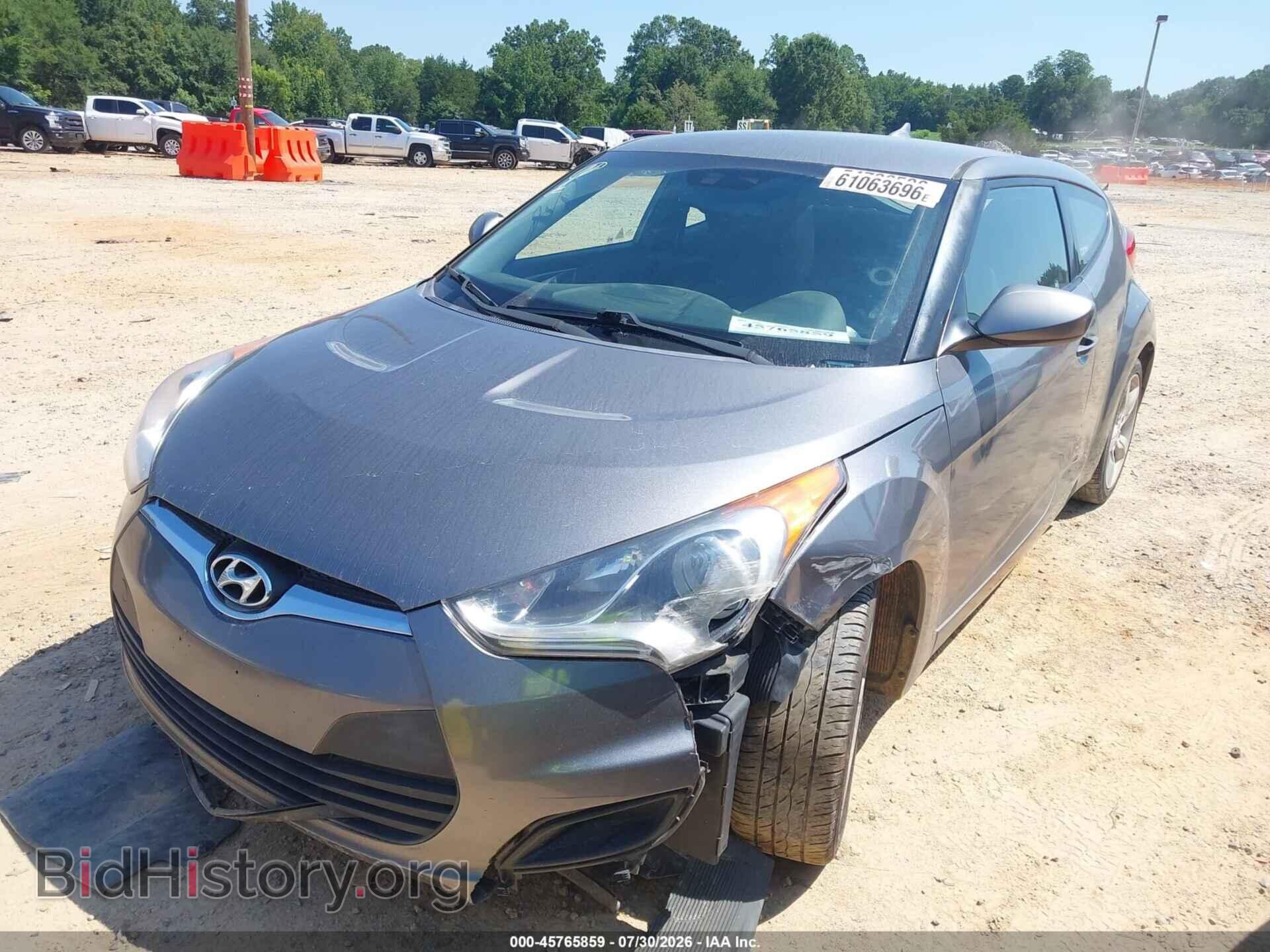 2012 HYUNDAI VELOSTER - VIN: KMHTC6AD7CU078521 - Фото 2
