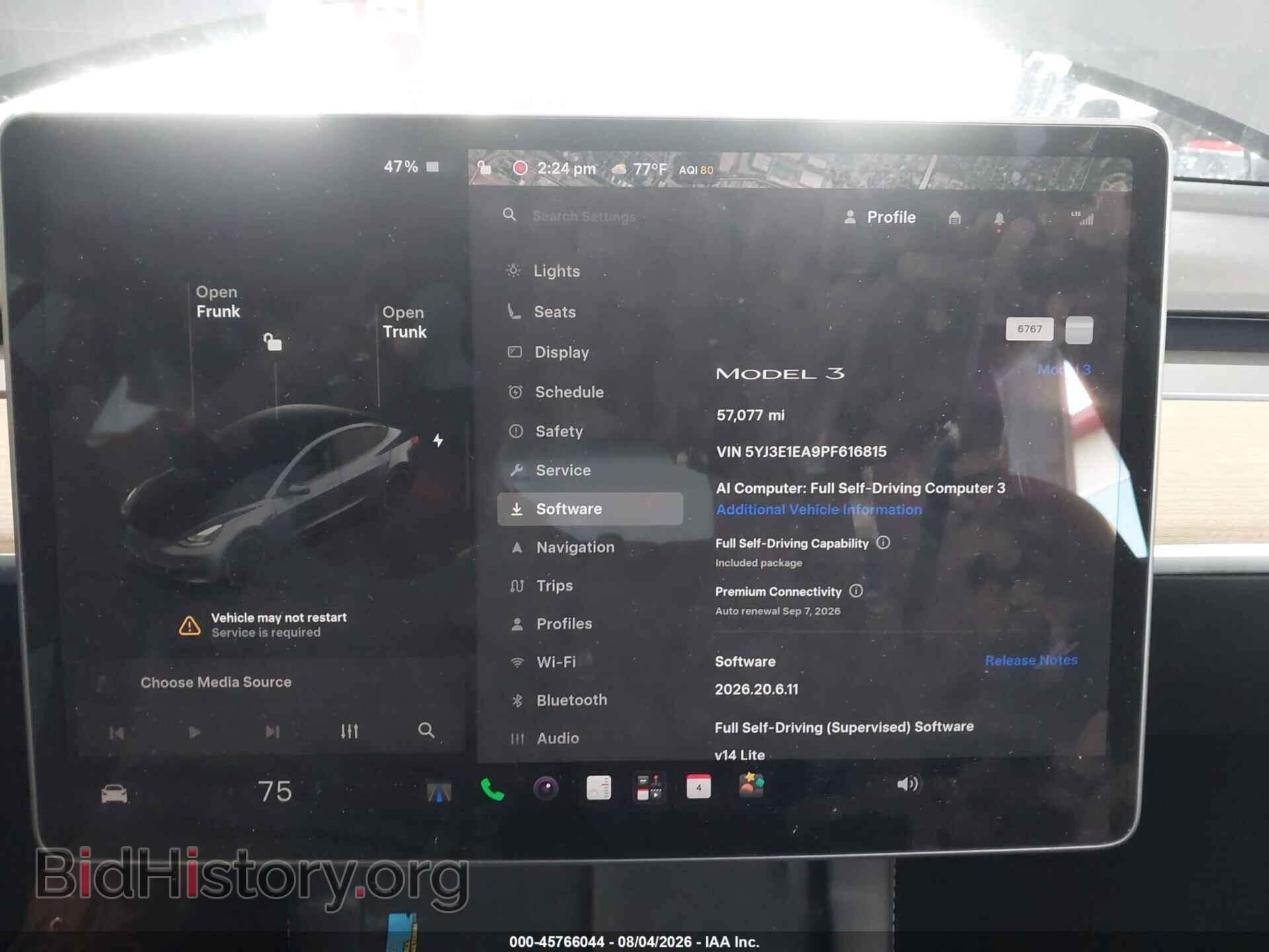 2023 TESLA MODEL 3 - VIN: 5YJ3E1EA9PF616815 - Фото 7