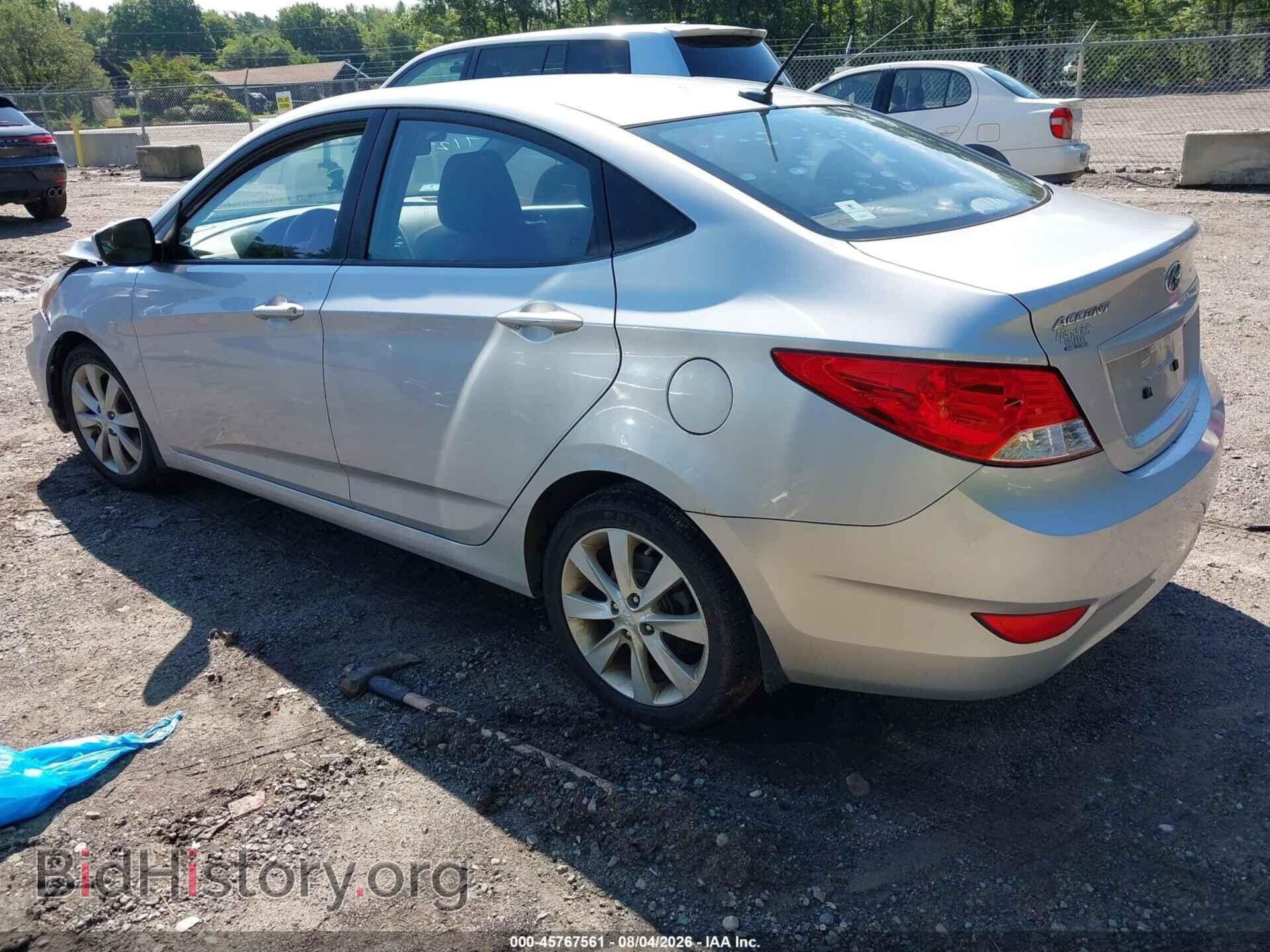2012 HYUNDAI ACCENT - VIN: KMHCU4AEXCU160477 - Photo 3