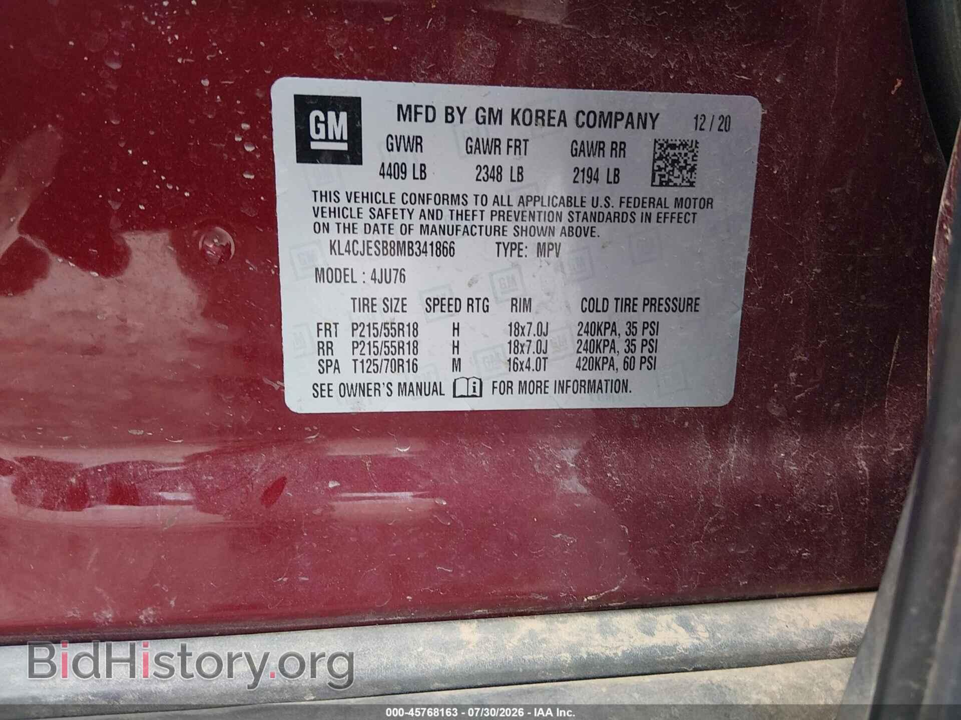 2021 BUICK ENCORE - VIN: KL4CJESB8MB341866 - Photo 9