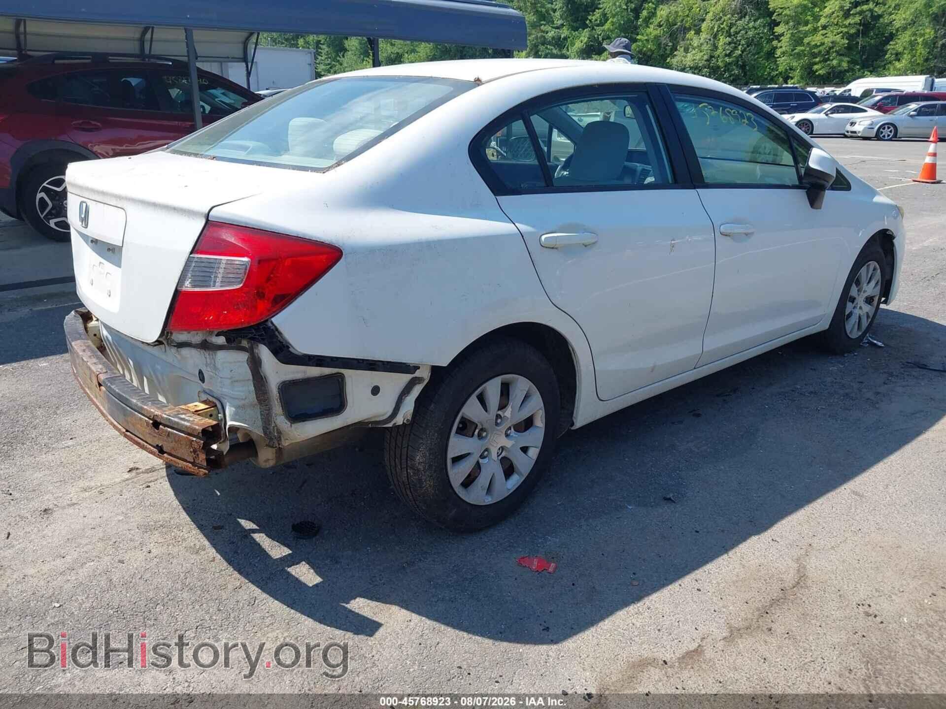 2012 HONDA CIVIC - VIN: 2HGFB2F54CH600153 - Photo 4