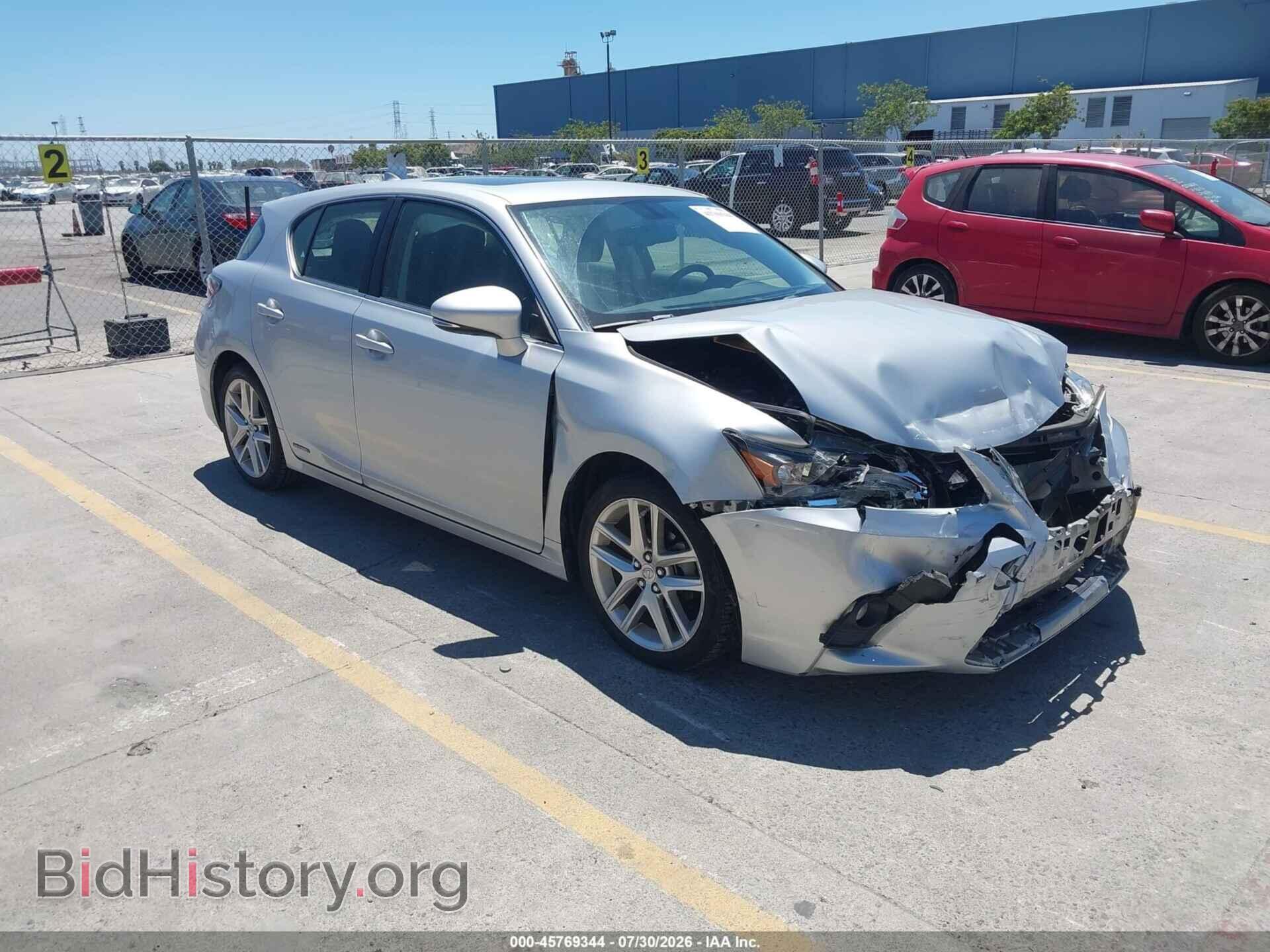 Фотография JTHKD5BH6F2249444 - LEXUS CT 200H 2015