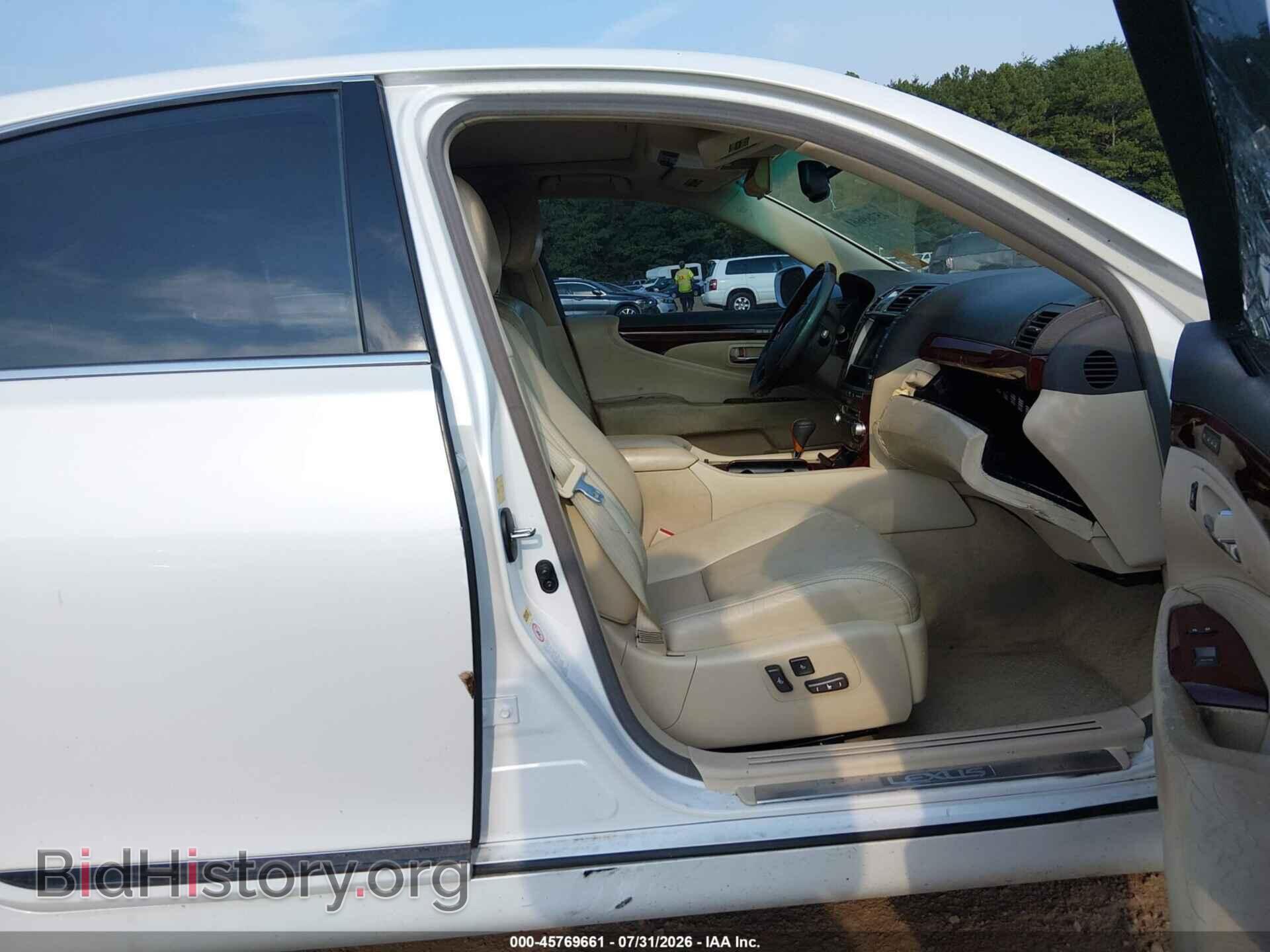 2010 LEXUS LS - VIN: JTHBL5EF1A5091907 - Фото 5