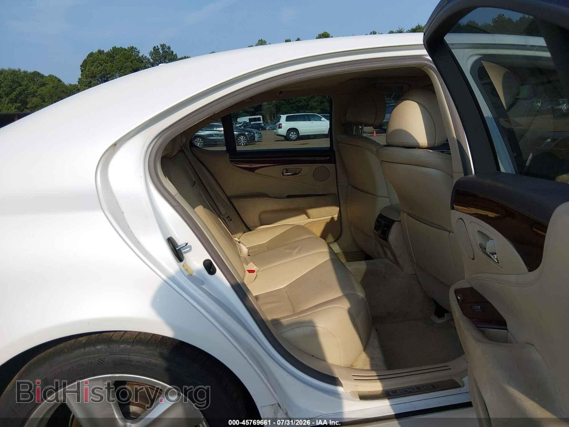 2010 LEXUS LS - VIN: JTHBL5EF1A5091907 - Фото 8