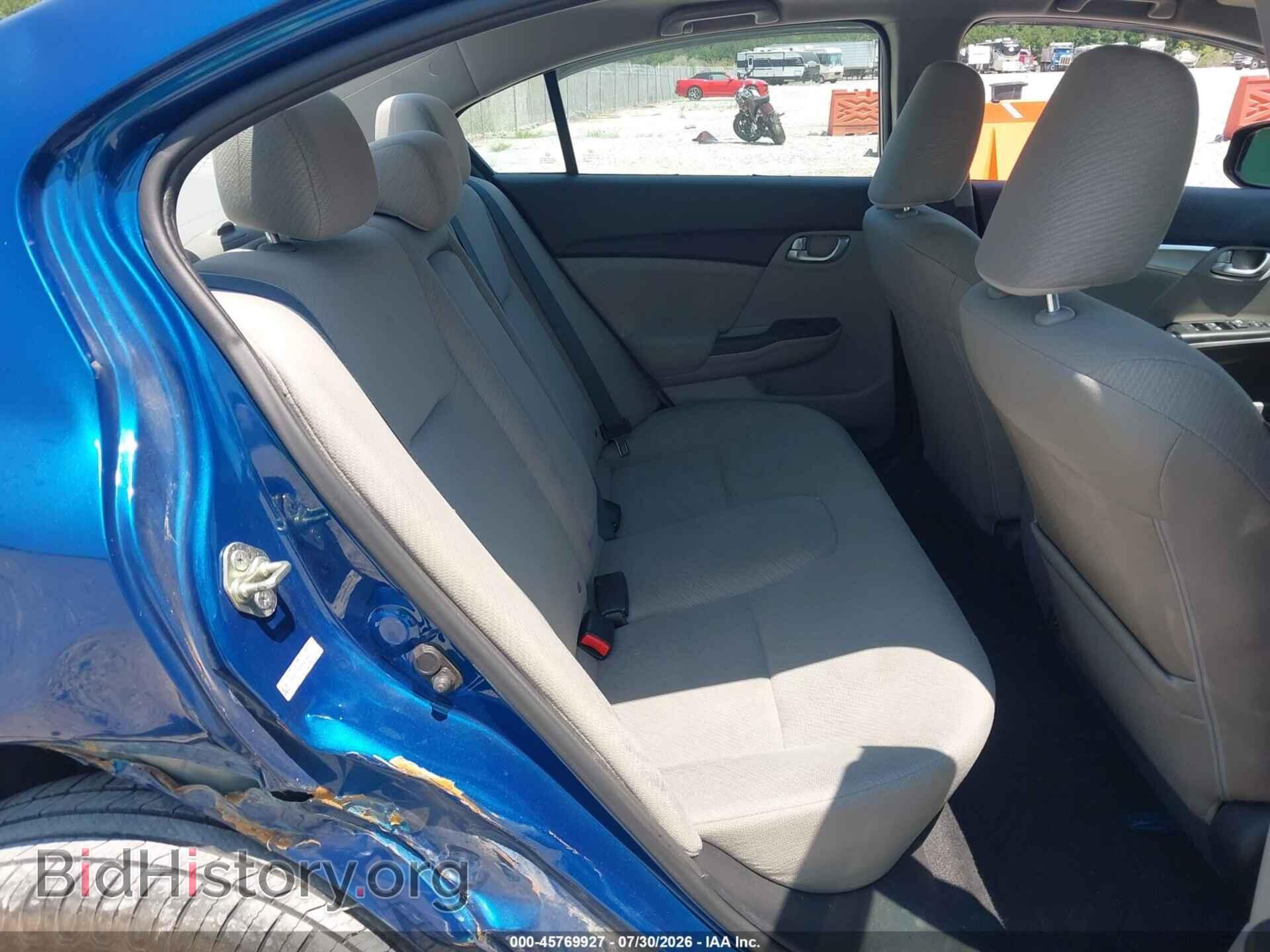 2013 HONDA CIVIC - VIN: 19XFB2F84DE093664 - Фото 8