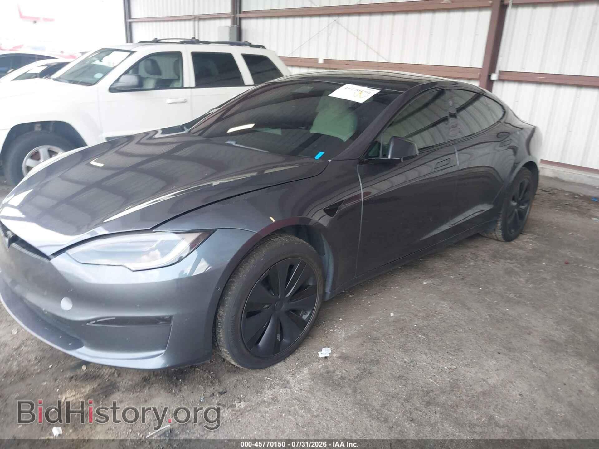2021 TESLA MODEL S - VIN: 5YJSA1E59MF428477 - Фото 2