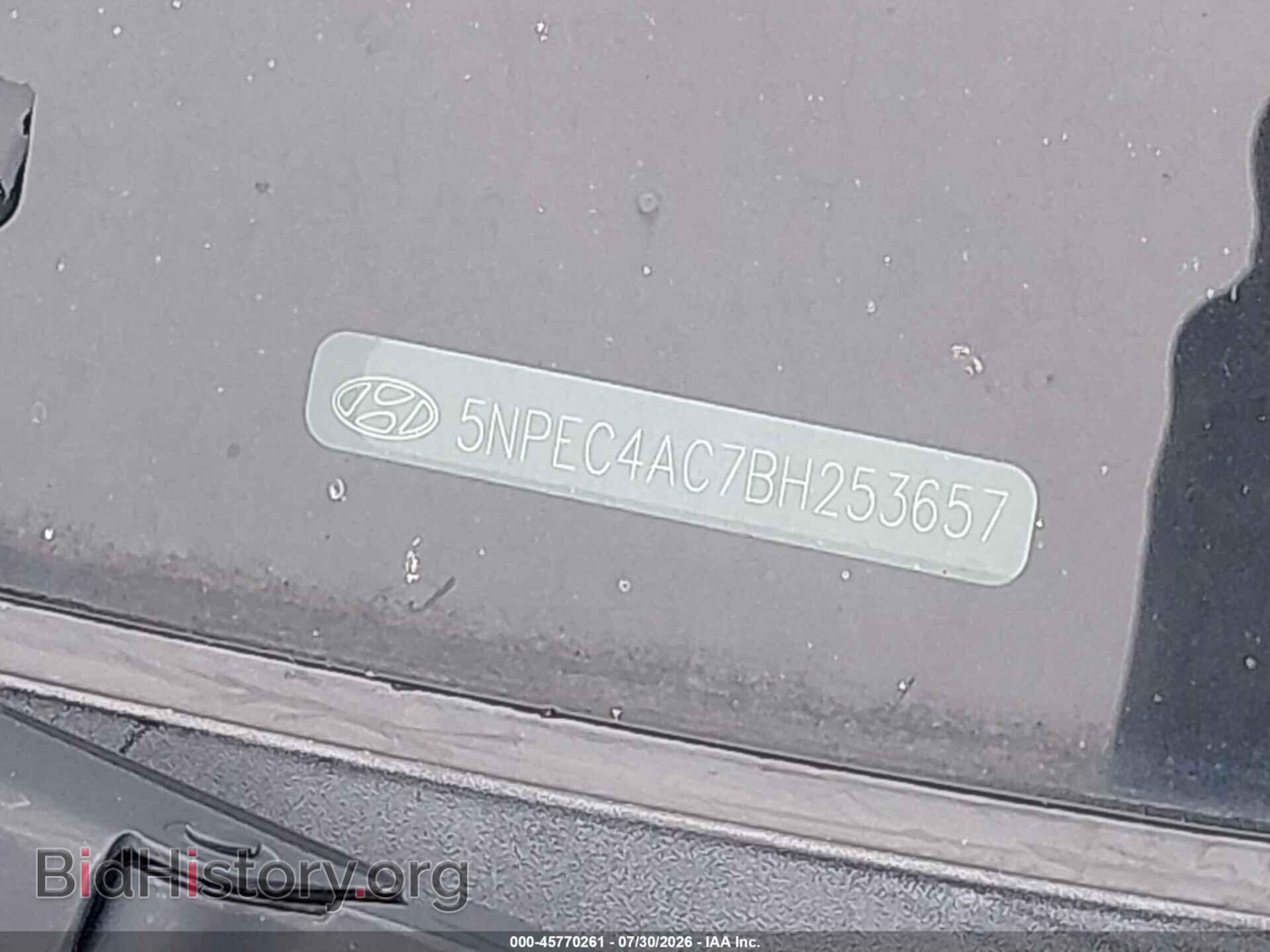 2011 HYUNDAI SONATA - VIN: 5NPEC4AC7BH253657 - Фото 11