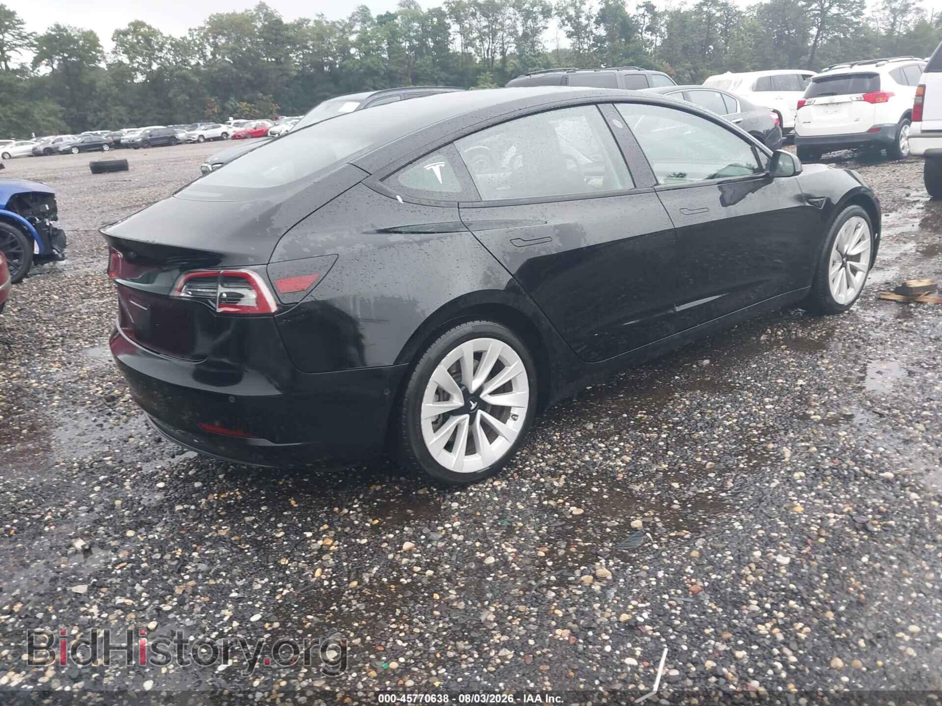 2022 TESLA MODEL 3 - VIN: 5YJ3E1EA9NF210076 - Photo 4