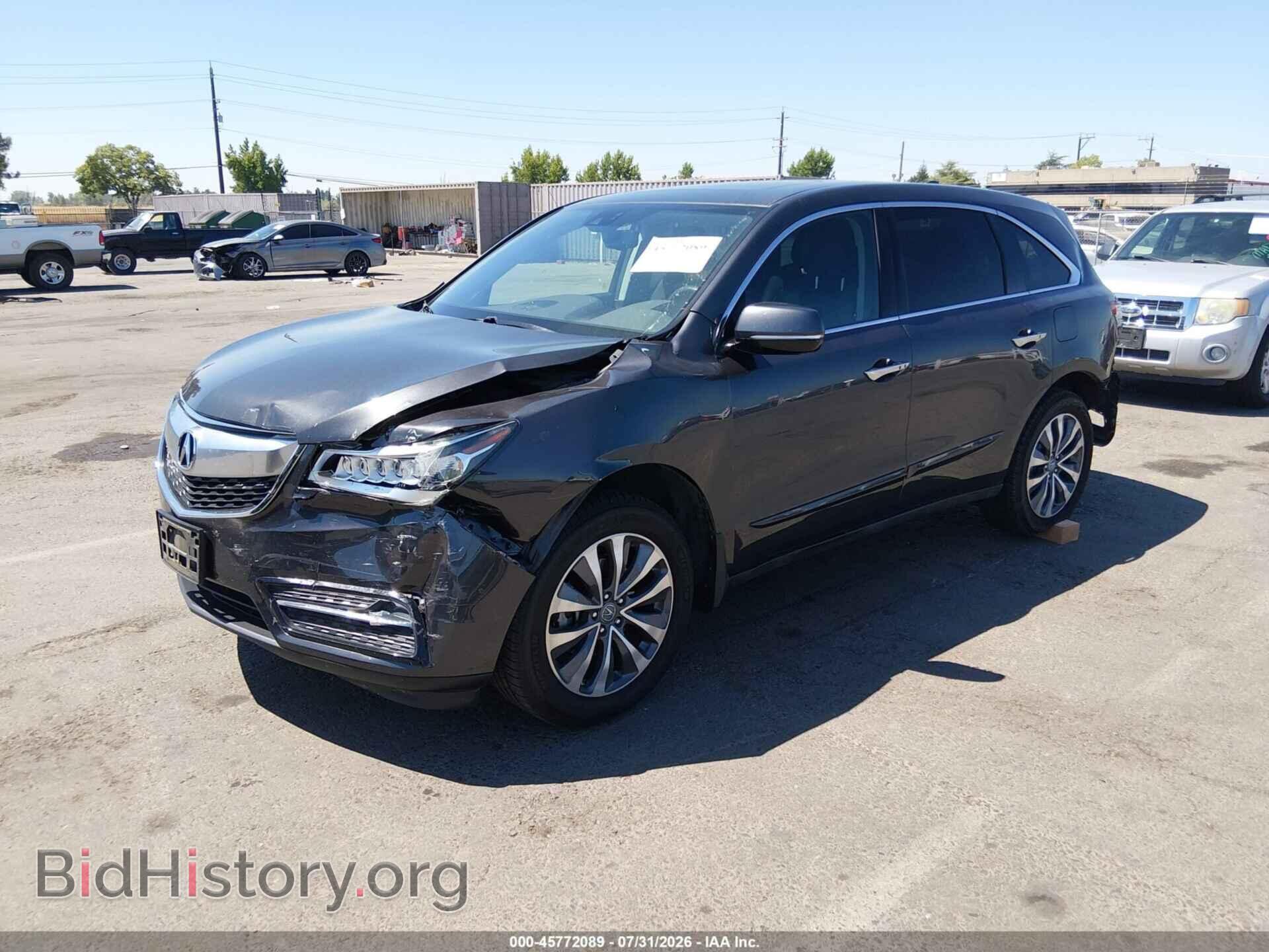 2014 ACURA MDX - VIN: 5FRYD3H46EB014623 - Фото 2
