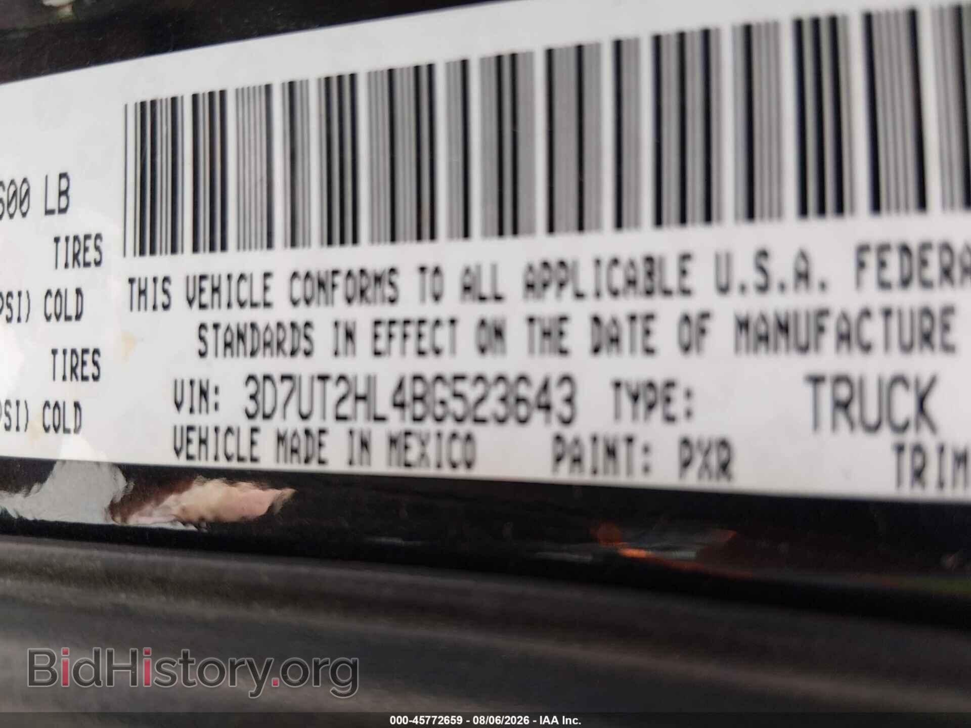 2011 RAM RAM 2500 - VIN: 3D7UT2HL4BG523643 - Photo 9