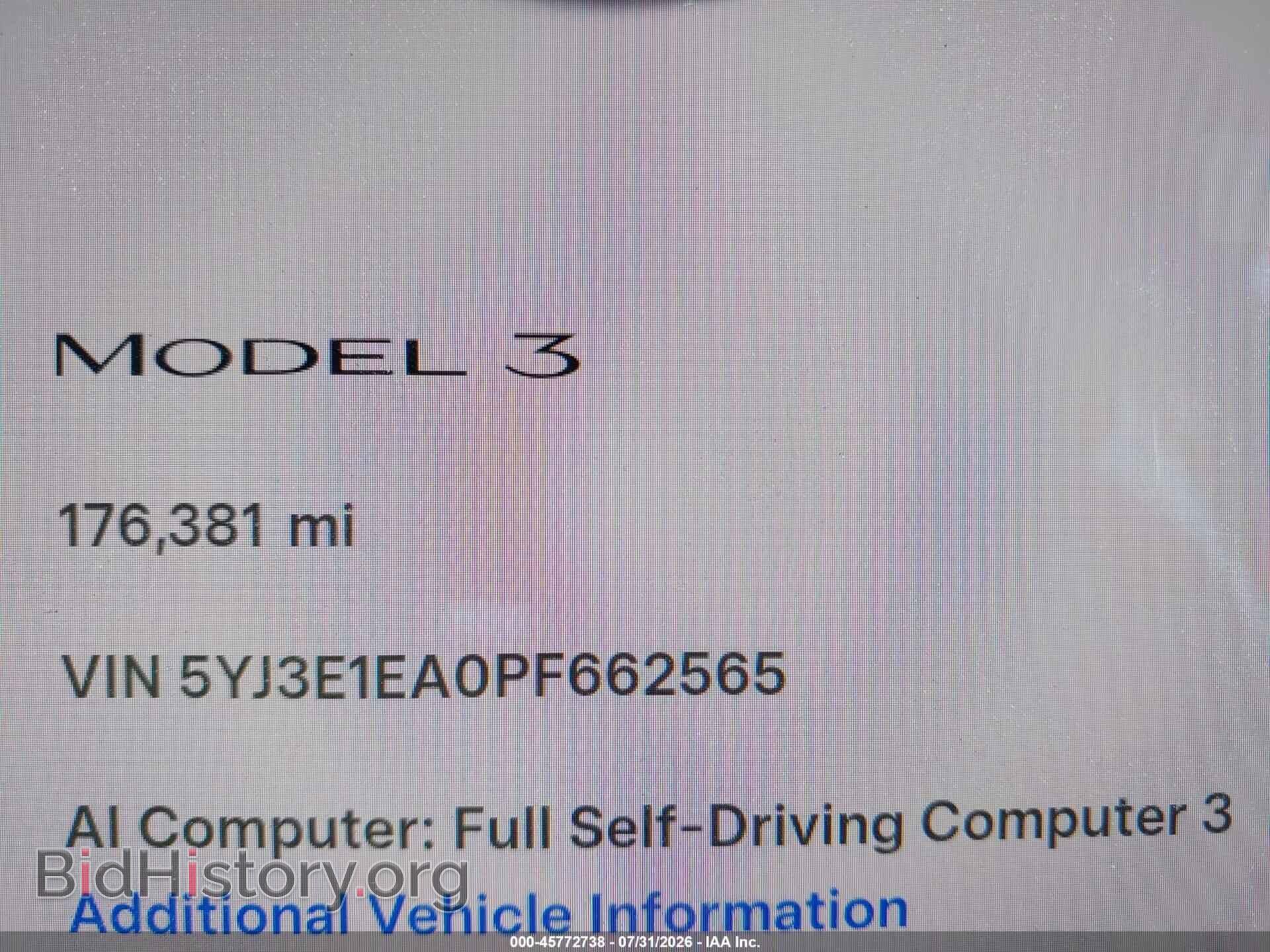 2023 TESLA MODEL 3 - VIN: 5YJ3E1EA0PF662565 - Фото 16
