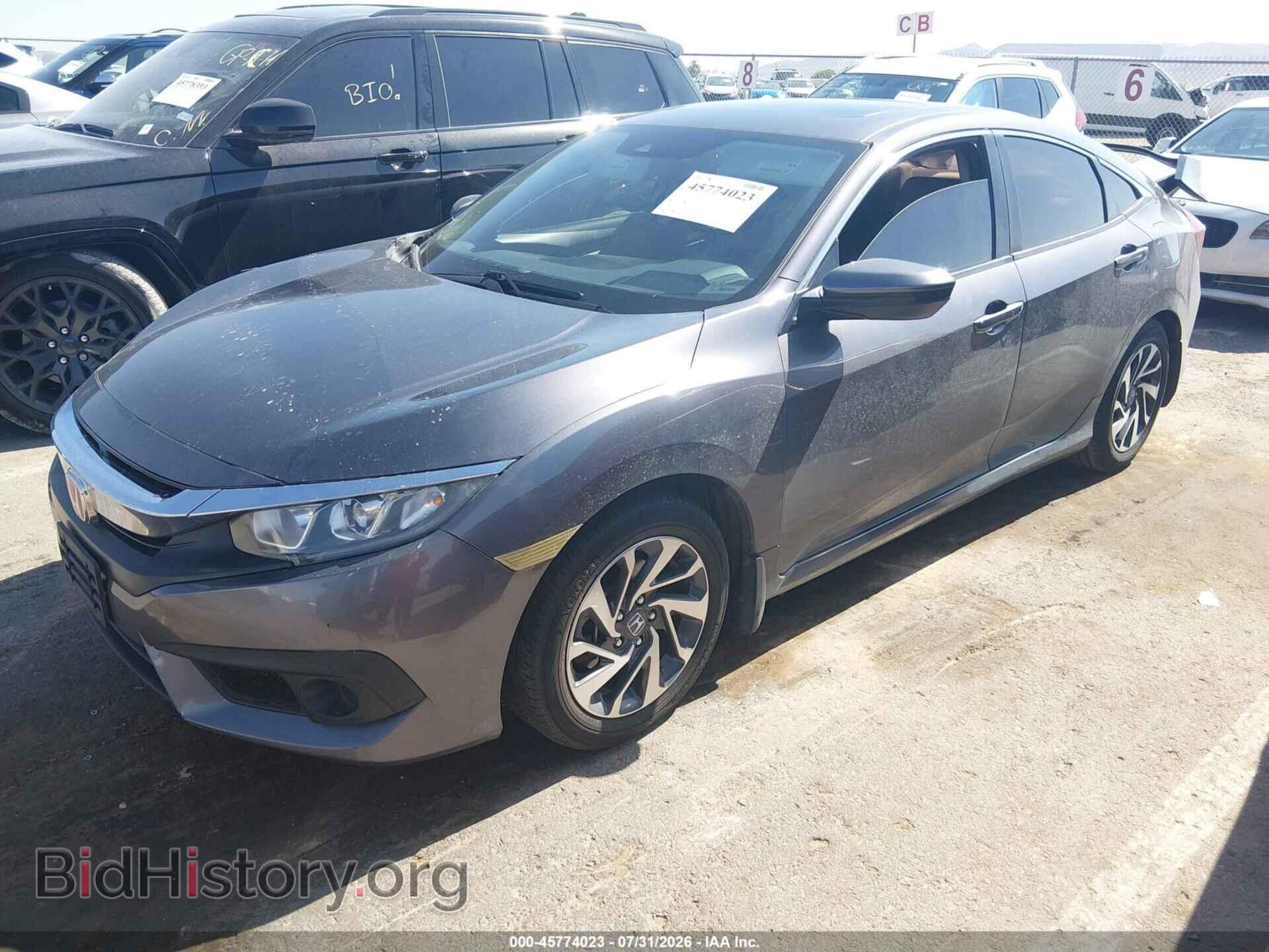 2016 HONDA CIVIC - VIN: 19XFC2F80GE248227 - Фото 2