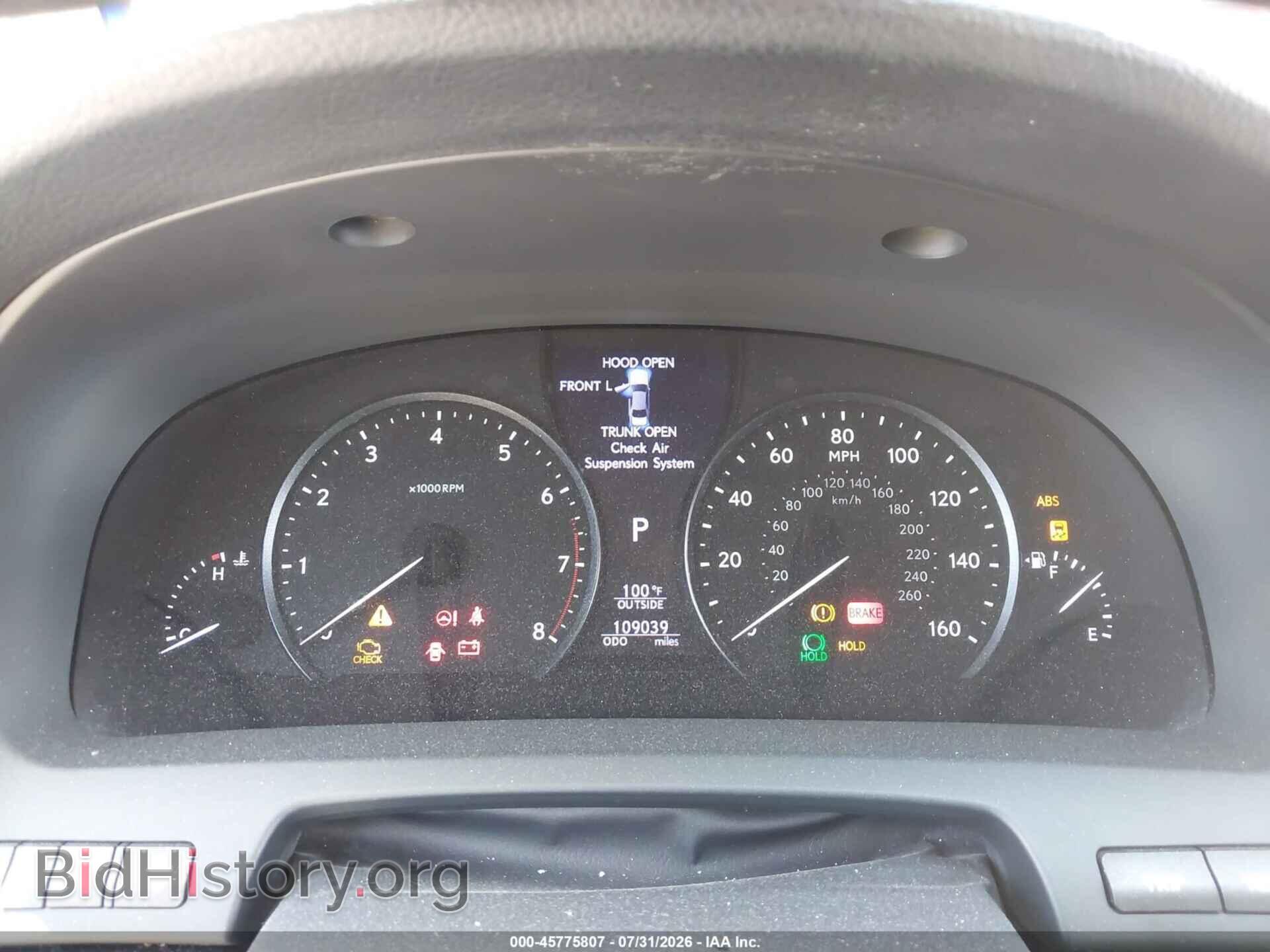 2013 LEXUS LS 460 - VIN: JTHBL1EF5D5118975 - Photo 7