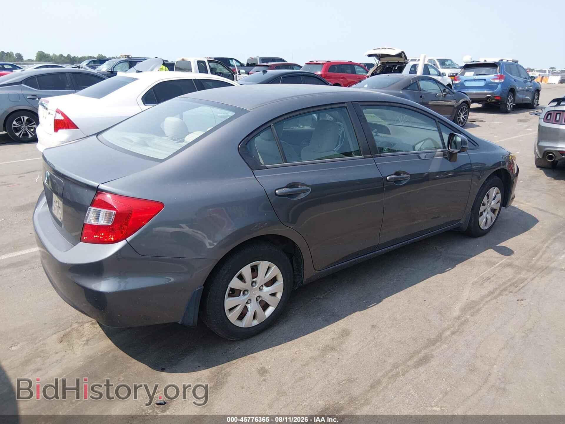 2012 HONDA CIVIC - VIN: 19XFB2F56CE025371 - Фото 4