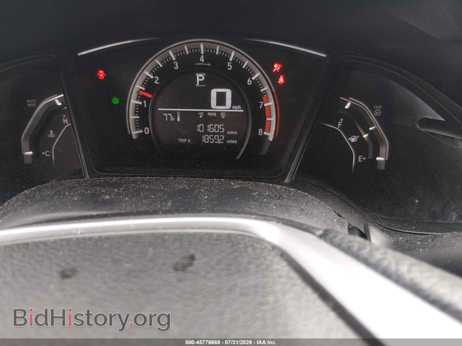 2016 HONDA CIVIC - VIN: 19XFC2F50GE010352 - Фото 7