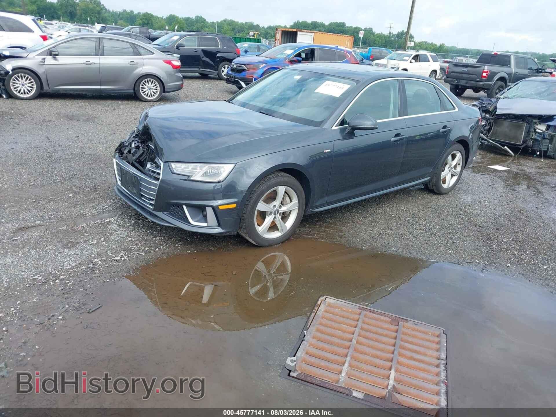2019 AUDI A4 - VIN: WAUDNAF48KA030439 - Photo 2