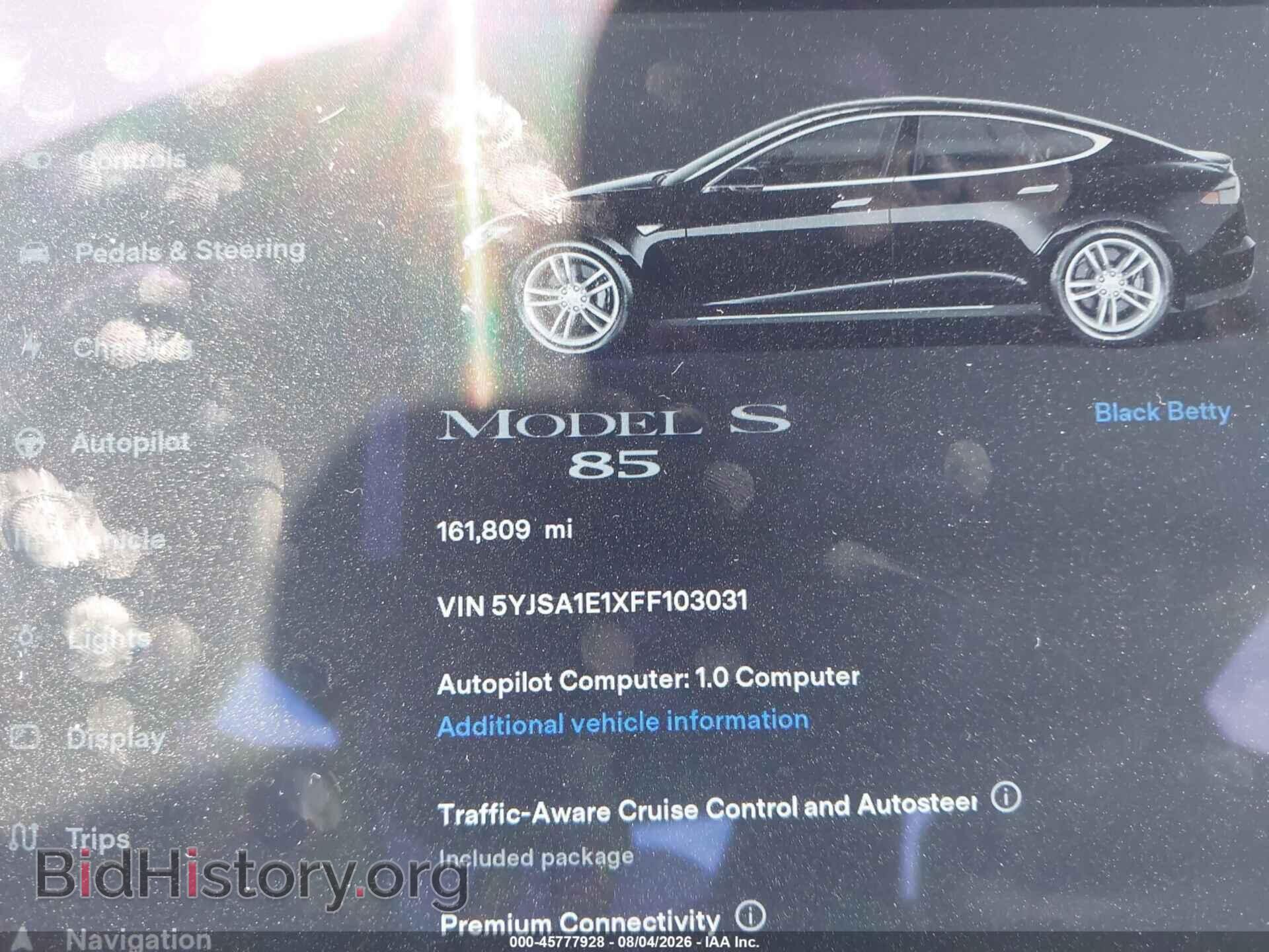 2015 TESLA MODEL S - VIN: 5YJSA1E1XFF103031 - Photo 7