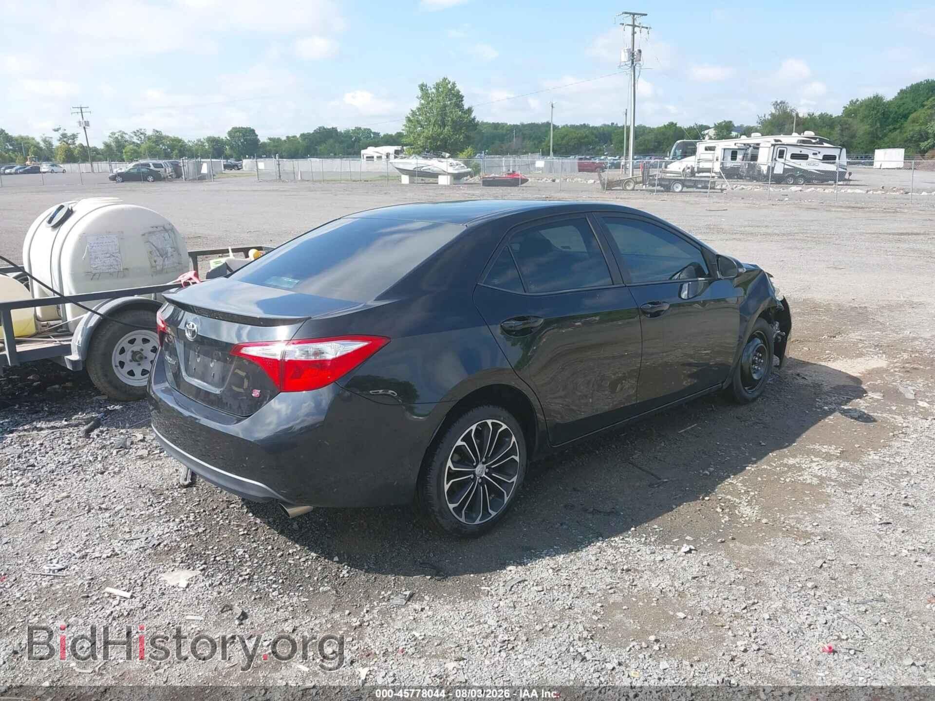 2014 TOYOTA COROLLA - VIN: 2T1BURHE0EC212640 - Фото 4