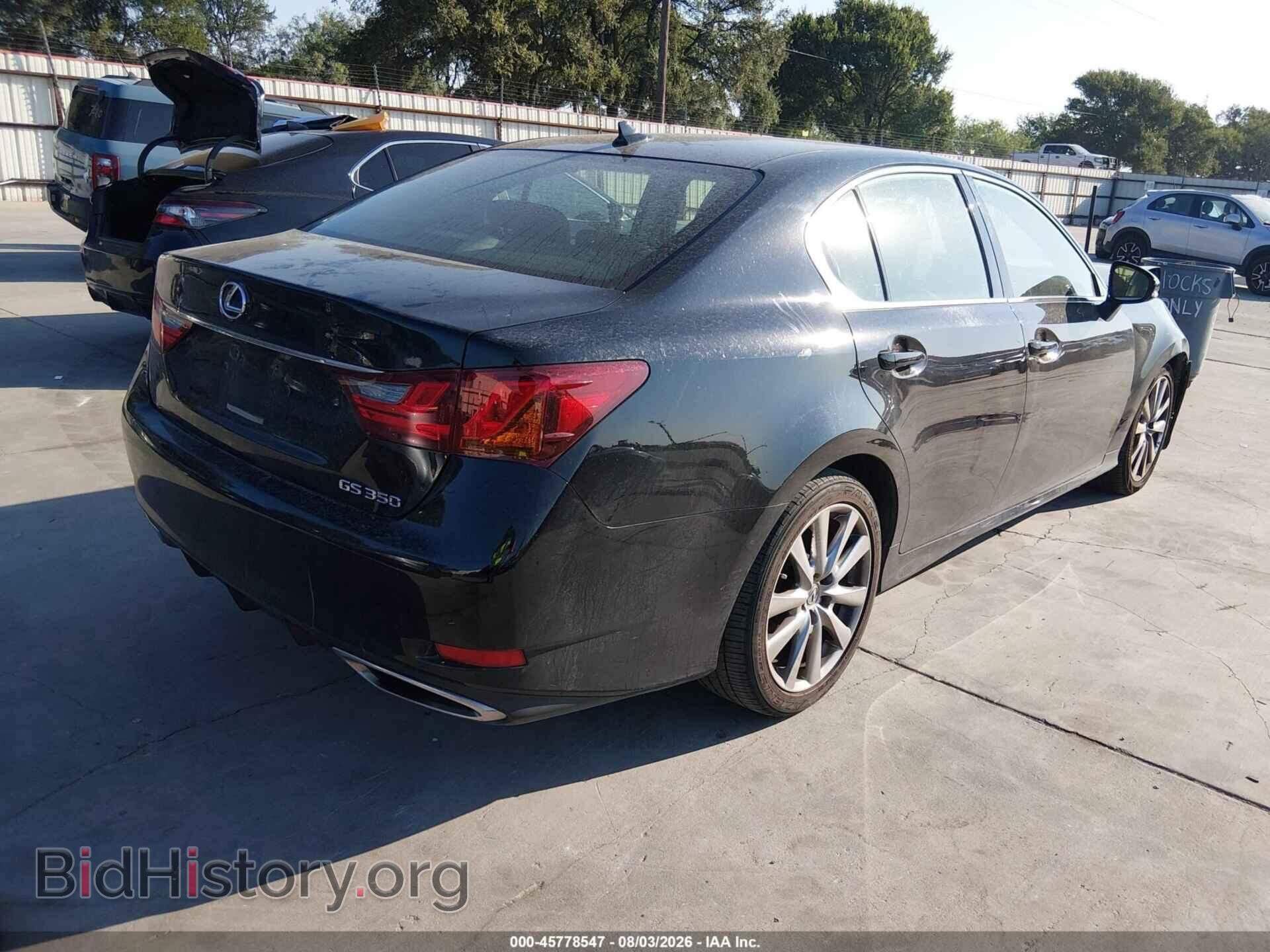 2013 LEXUS GS 350 - VIN: JTHBE1BL7D5004447 - Photo 4