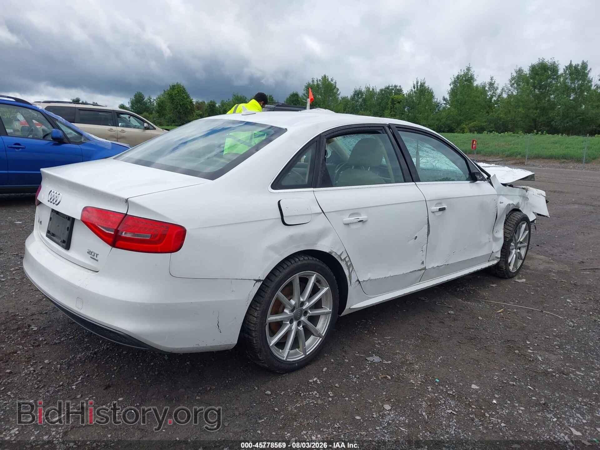 2014 AUDI A4 - VIN: WAUFFAFL1EN019891 - Фото 4