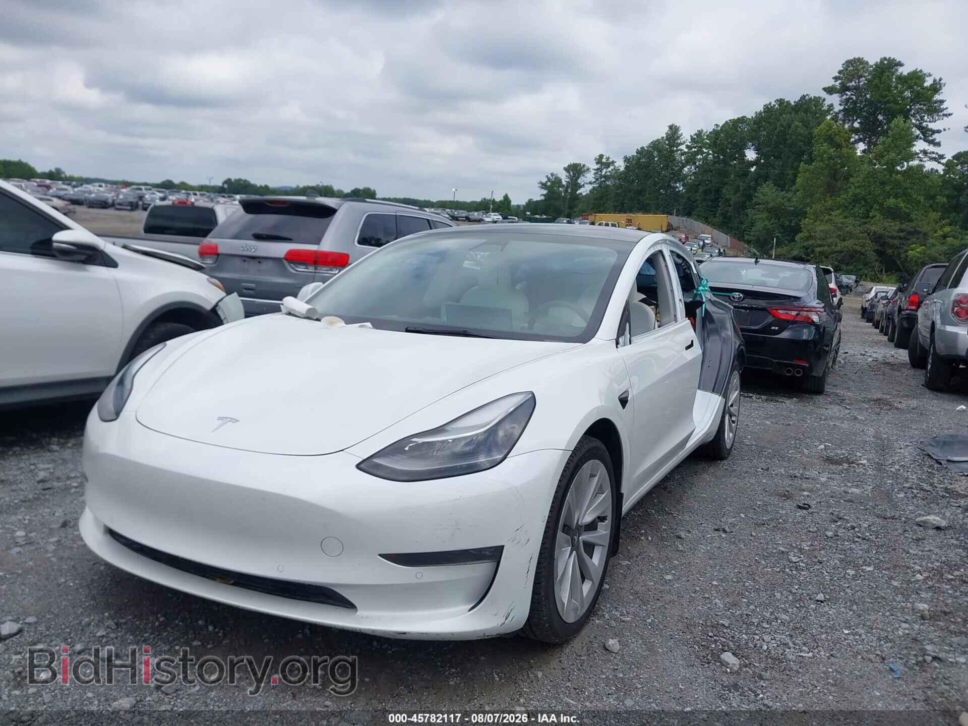 2022 TESLA MODEL 3 - VIN: 5YJ3E1EB5NF153092 - Фото 2