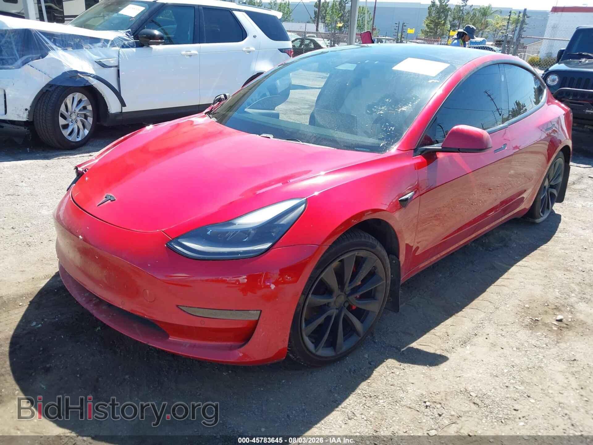 2021 TESLA MODEL 3 - VIN: 5YJ3E1EB7MF937563 - Фото 2