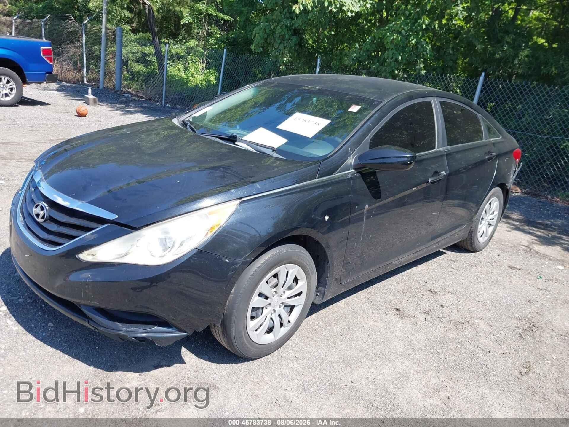 2011 HYUNDAI SONATA - VIN: 5NPEB4AC0BH257018 - Фото 2