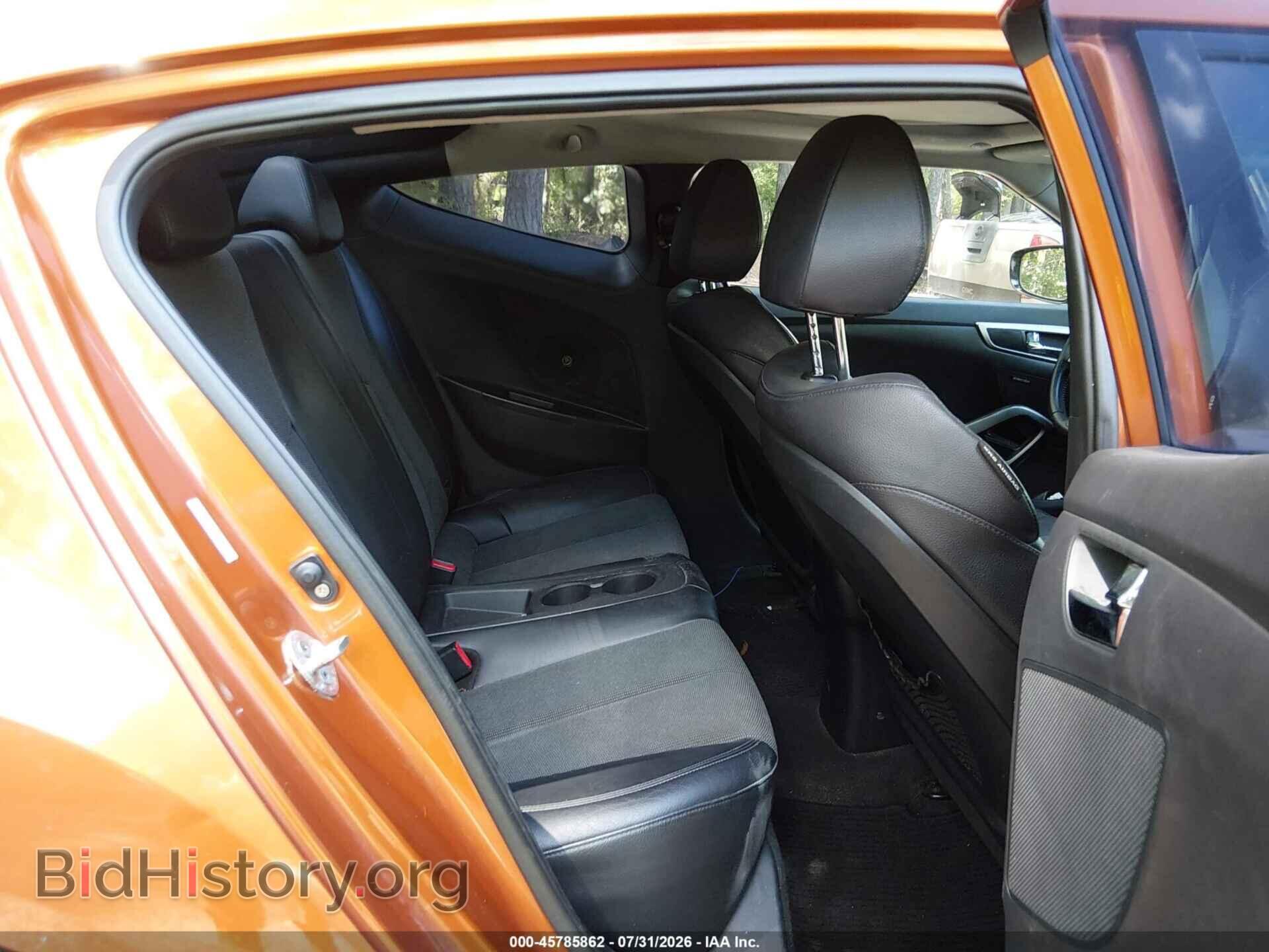 2012 HYUNDAI VELOSTER - VIN: KMHTC6AD3CU057598 - Фото 8
