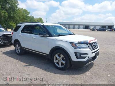 2016 Ford EXPLORER XLT, белый — VIN 1FM5K8D88GGB50871, IAAI