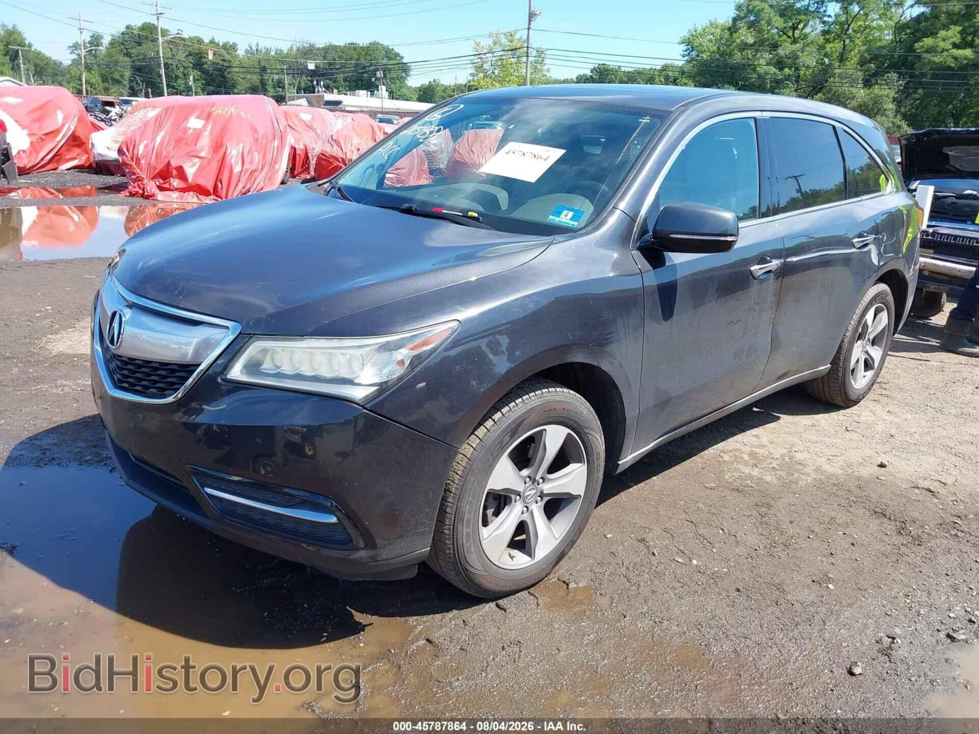 2014 ACURA MDX - VIN: 5FRYD4H20EB035696 - Фото 2