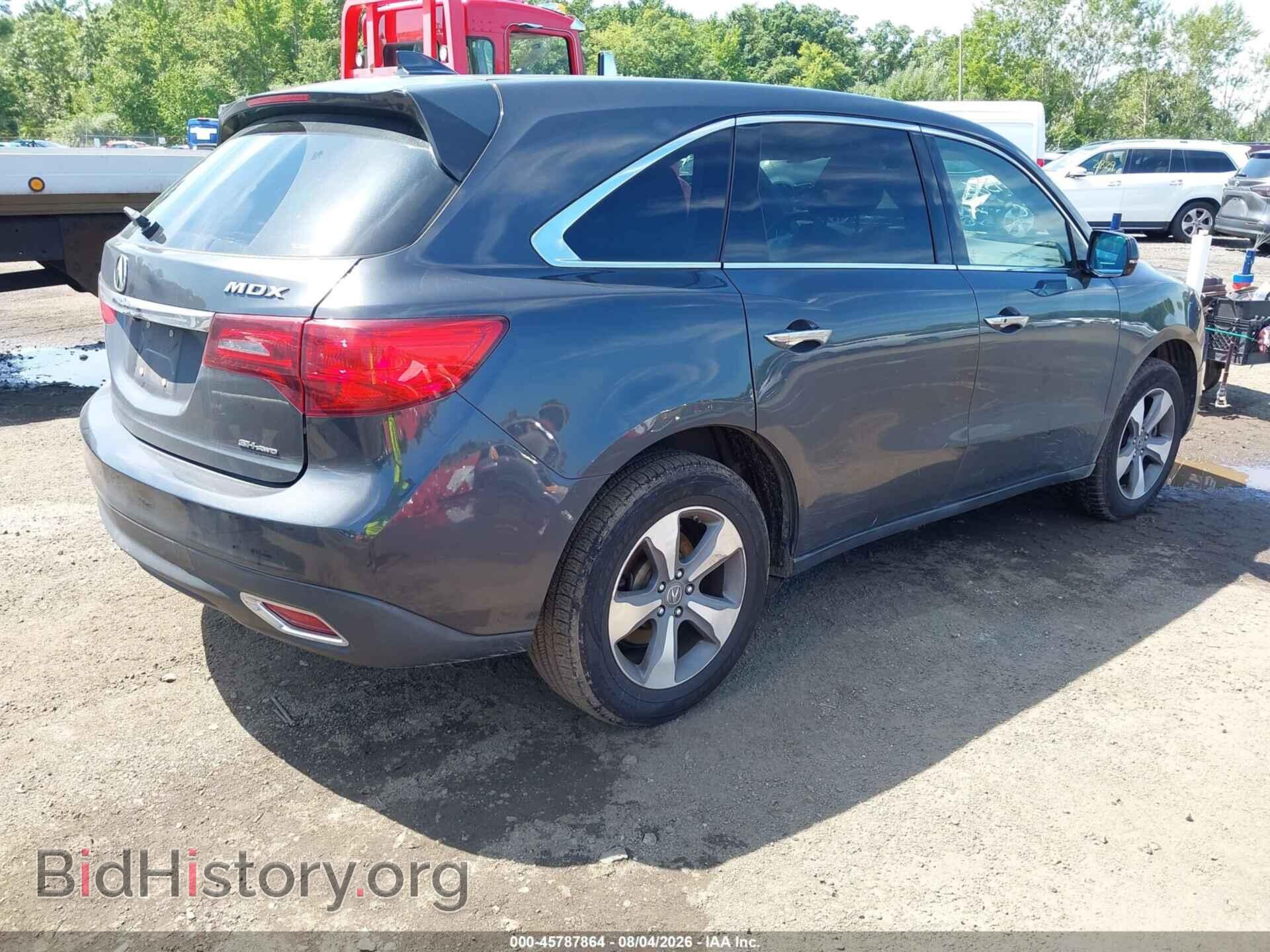 2014 ACURA MDX - VIN: 5FRYD4H20EB035696 - Фото 4