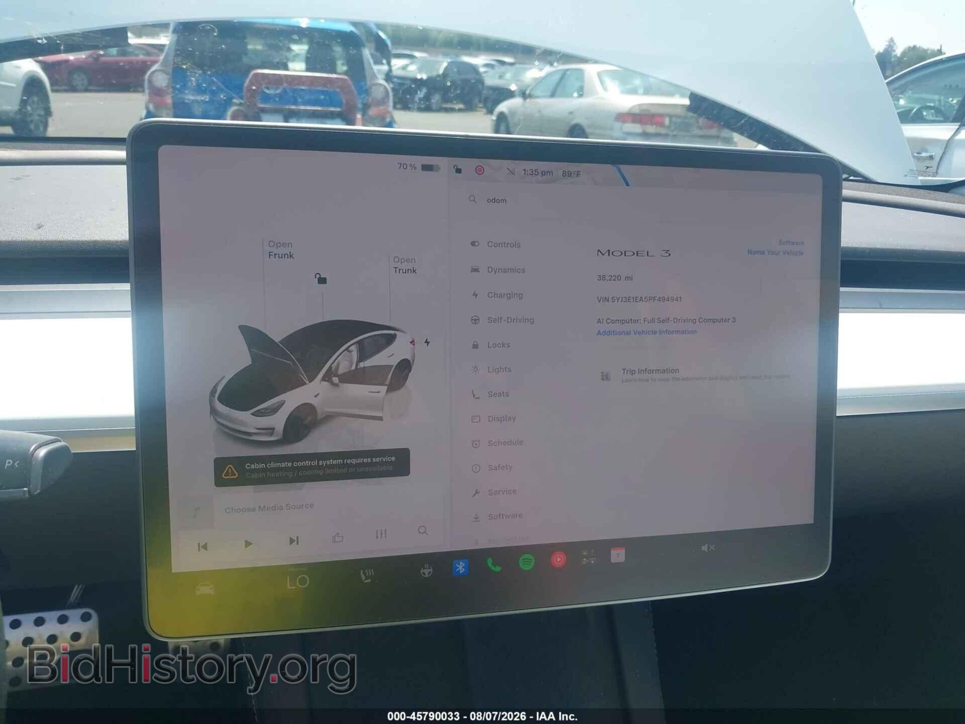 2023 TESLA MODEL 3 - VIN: 5YJ3E1EA5PF494941 - Фото 7