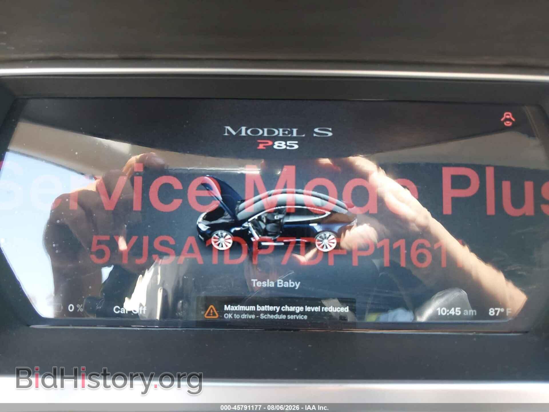 2013 TESLA MODEL S - VIN: 5YJSA1DP7DFP11611 - Photo 7
