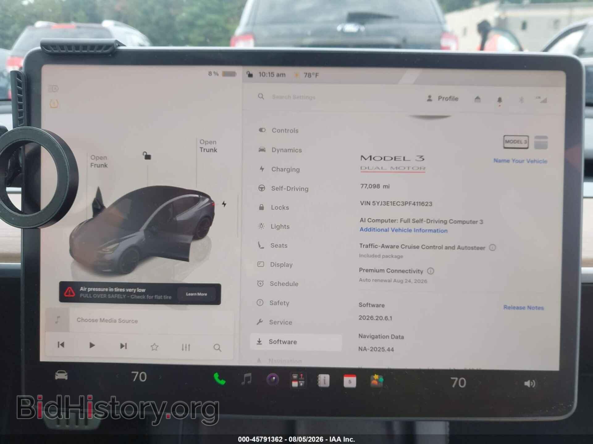 2023 TESLA MODEL 3 - VIN: 5YJ3E1EC3PF411623 - Фото 7