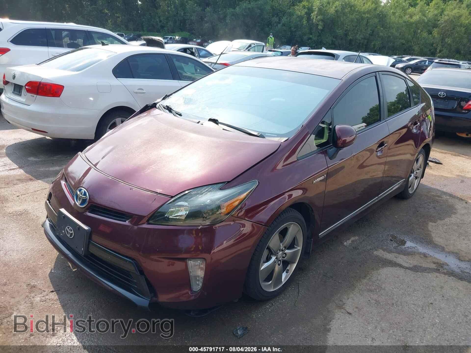 2013 TOYOTA PRIUS - VIN: JTDKN3DU4D5601378 - Фото 2