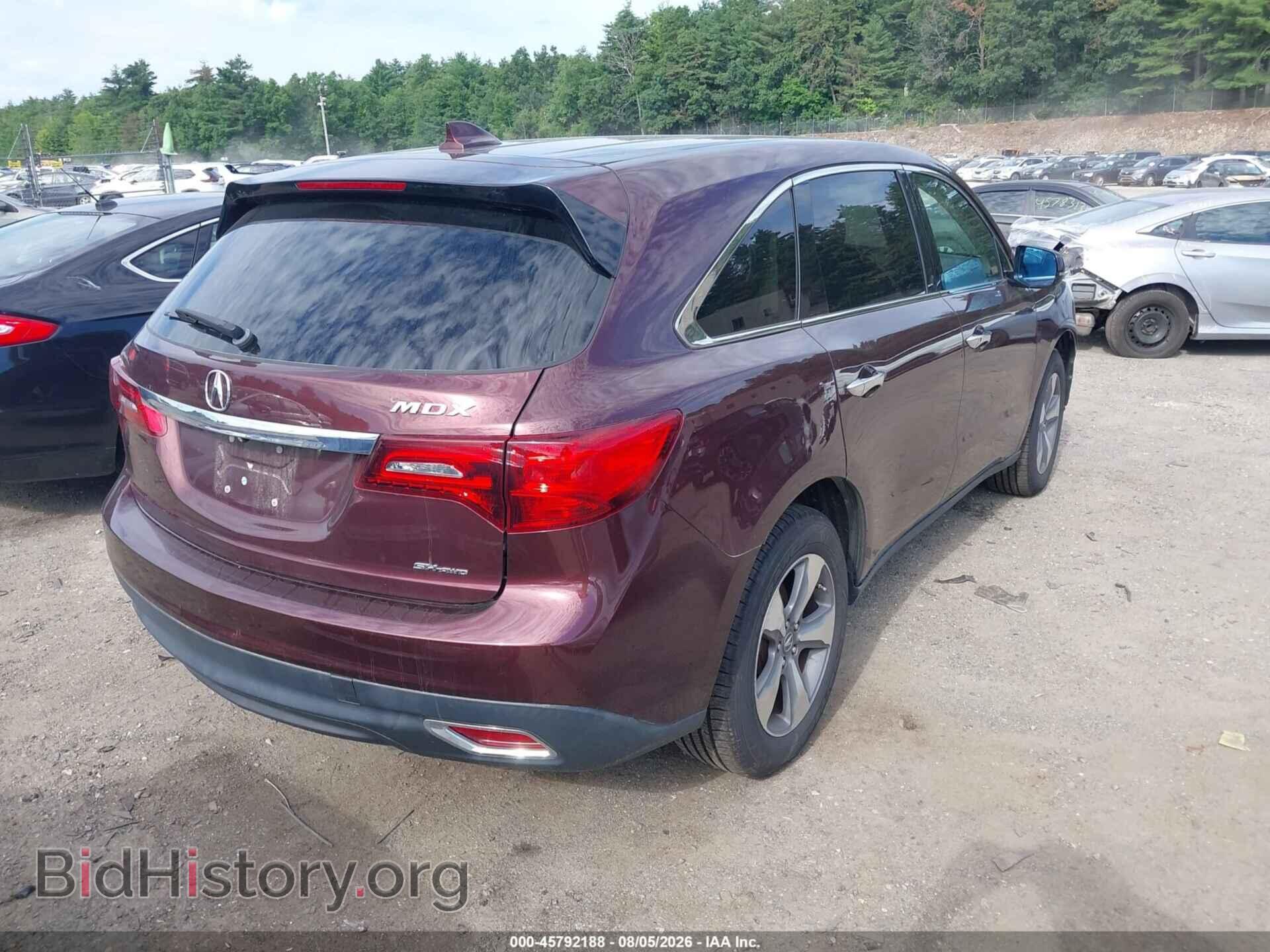 2014 ACURA MDX - VIN: 5FRYD4H22EB045260 - Photo 4