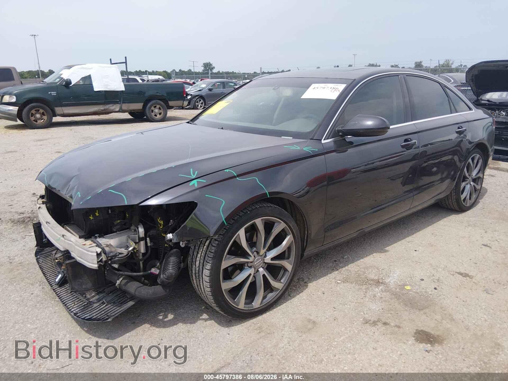 2013 AUDI A6 - VIN: WAUGFAFC0DN081009 - Photo 2