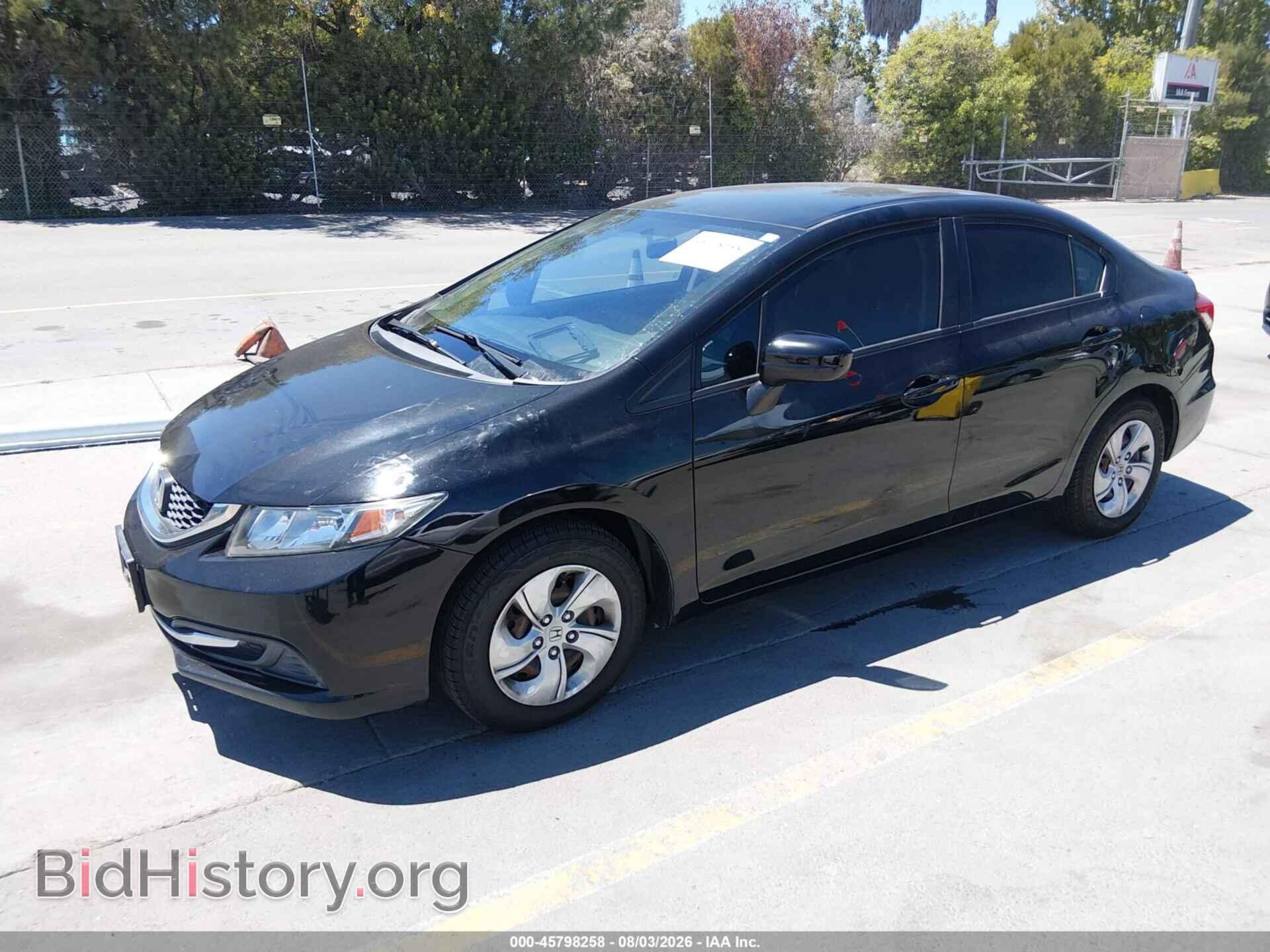 2014 HONDA CIVIC - VIN: 19XFB2F55EE205346 - Фото 2
