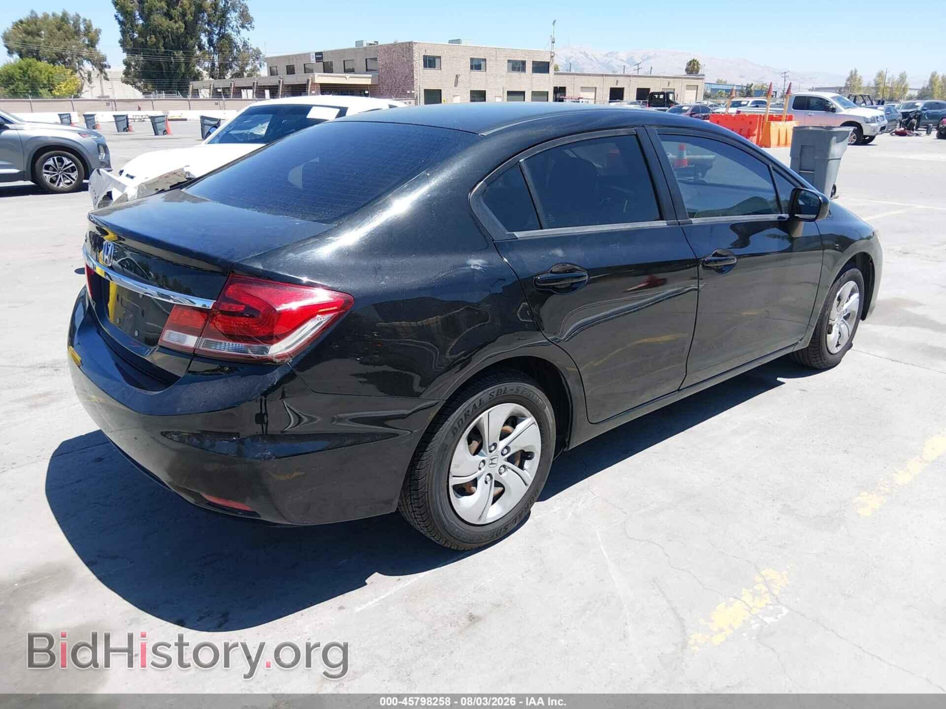2014 HONDA CIVIC - VIN: 19XFB2F55EE205346 - Фото 4