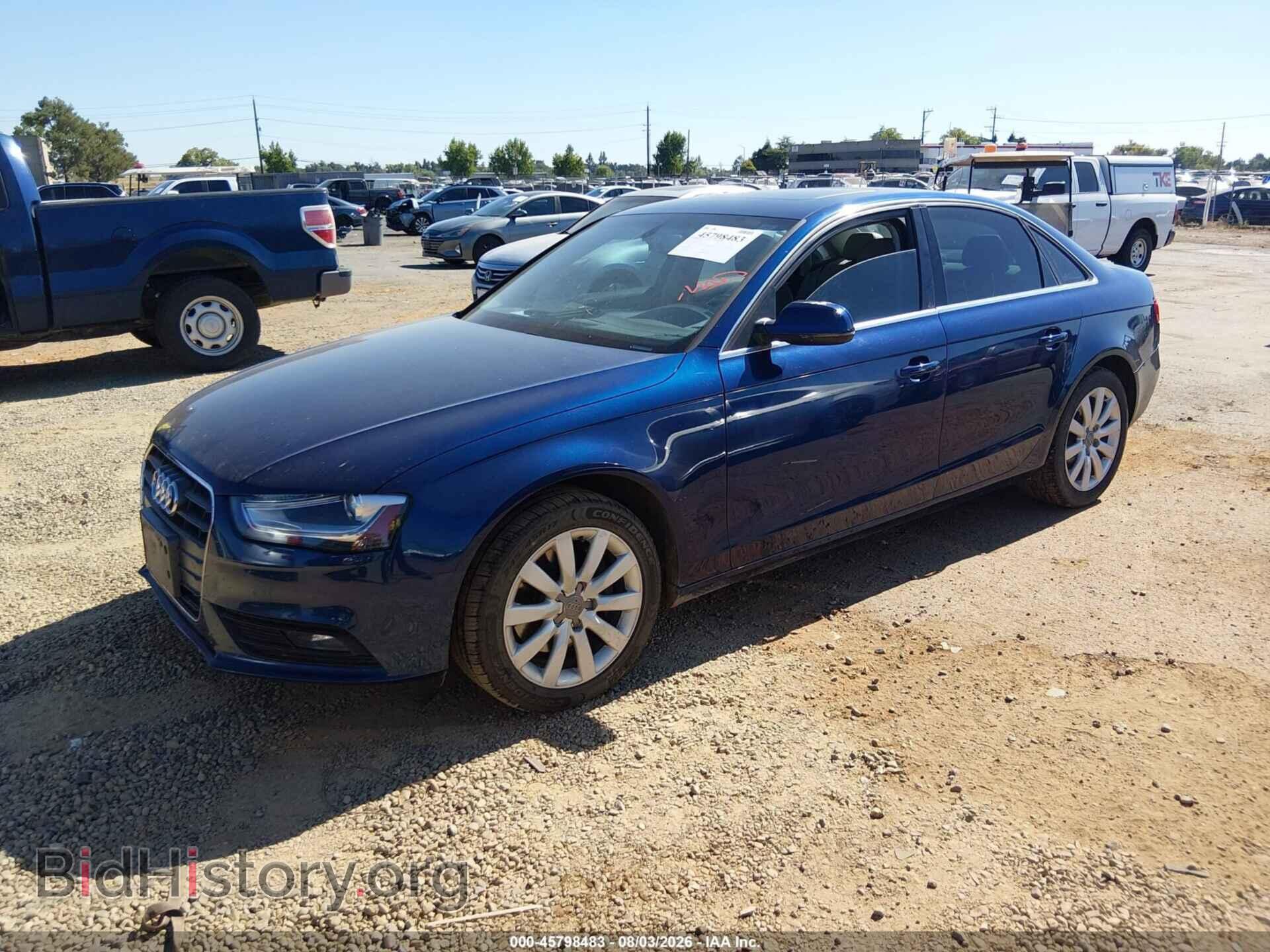 2013 AUDI A4 - VIN: WAUAFAFL3DN034207 - Photo 2