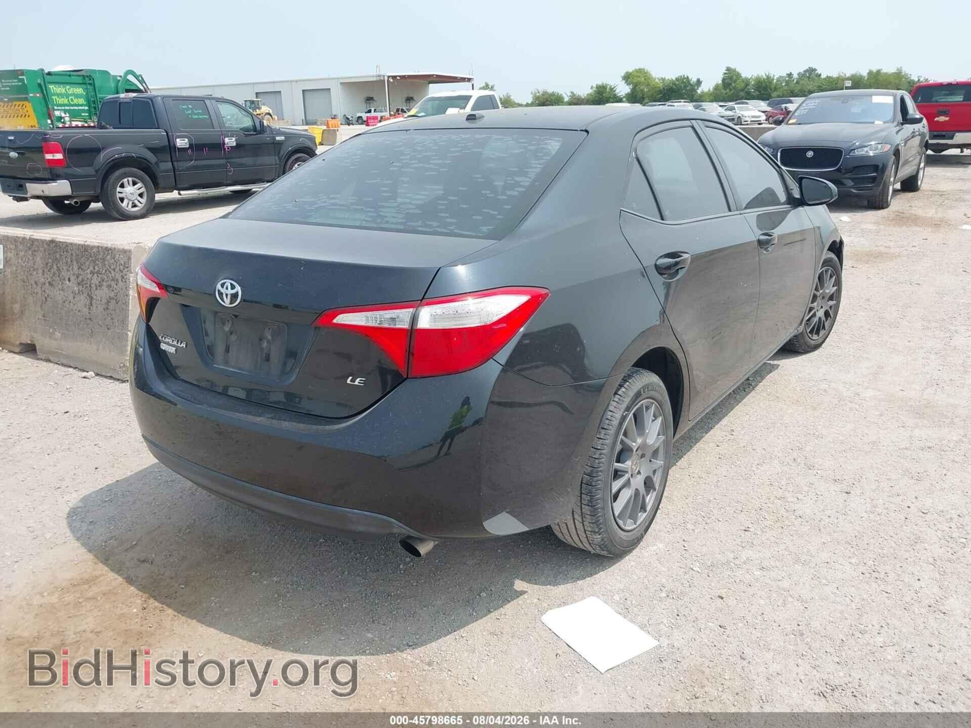 2014 TOYOTA COROLLA - VIN: 5YFBURHEXEP069521 - Фото 4
