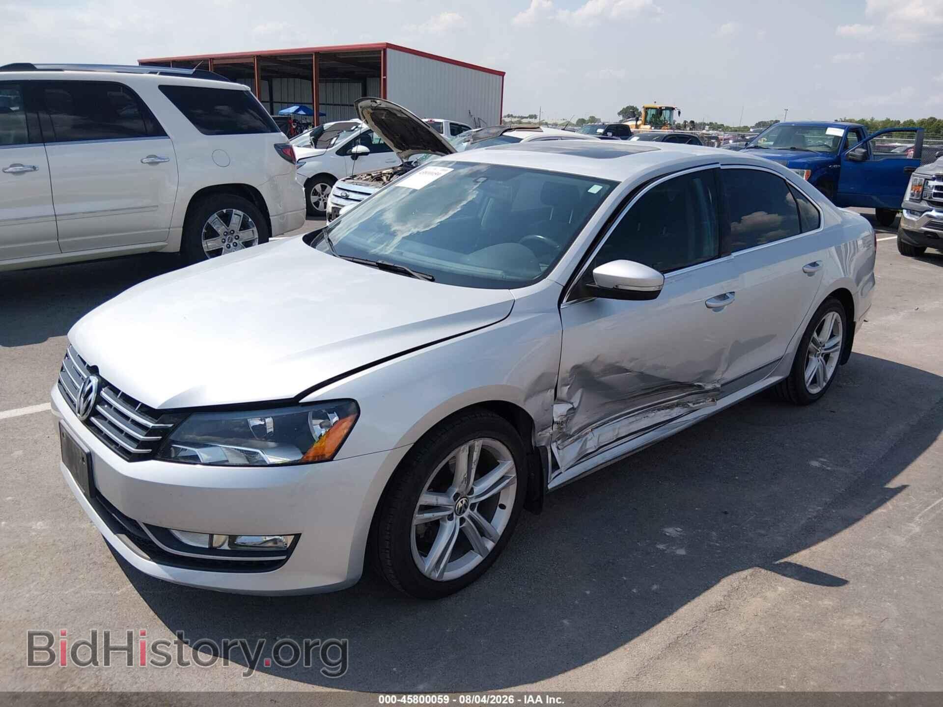 2014 VOLKSWAGEN PASSAT - VIN: 1VWCS7A34EC033448 - Фото 2