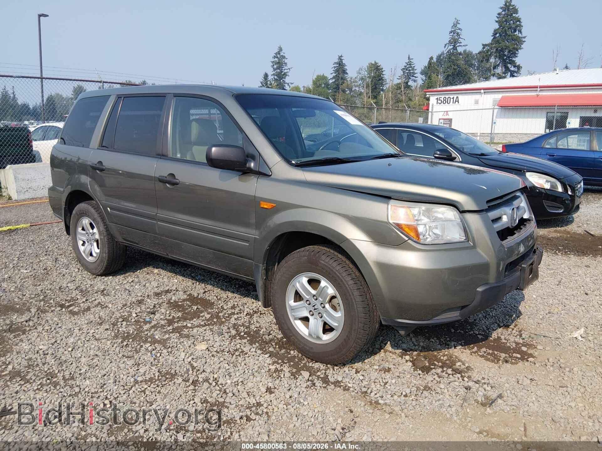 Photo 2HKYF18177H537322 - HONDA PILOT 2007