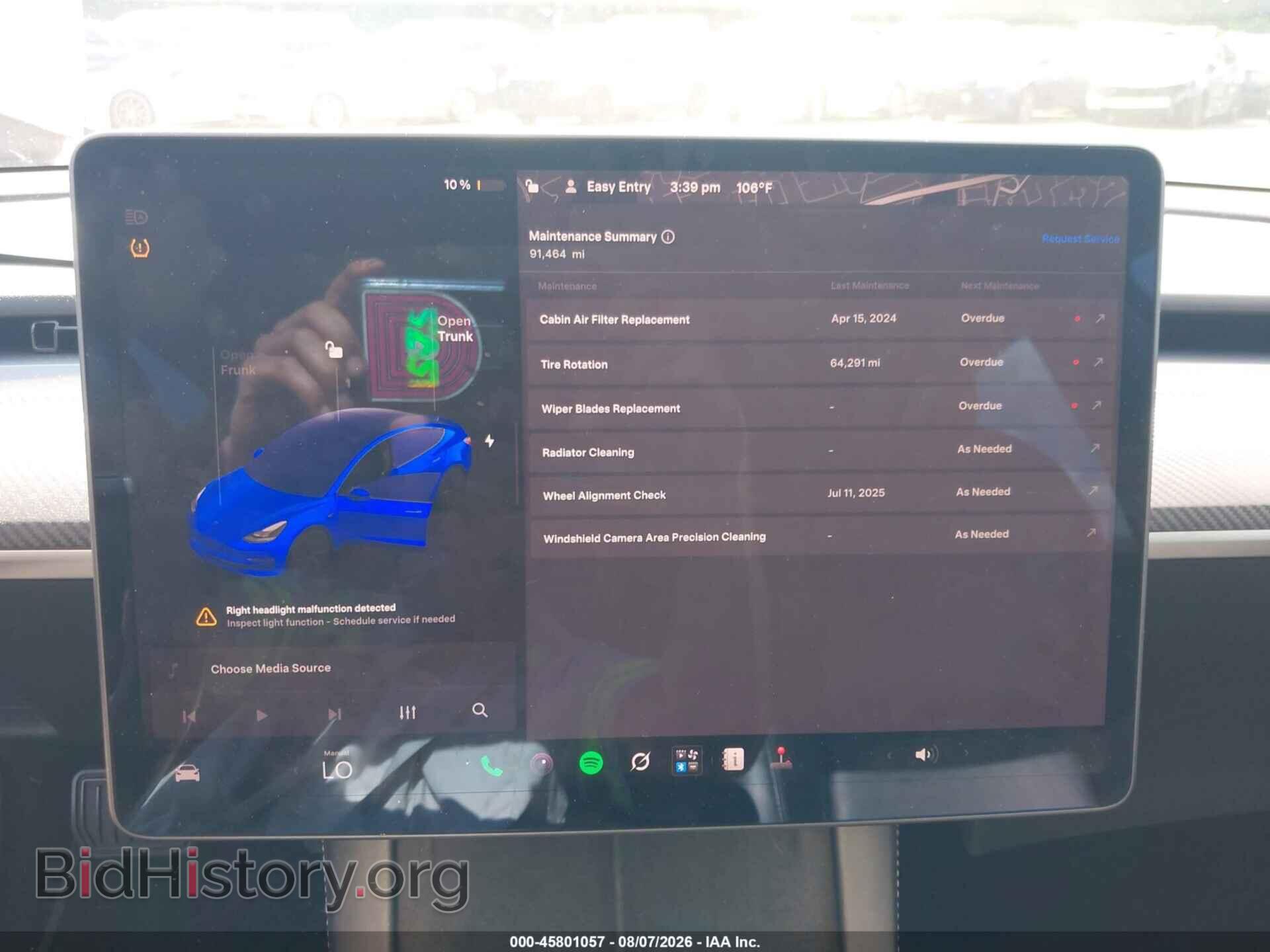 2022 TESLA MODEL 3 - VIN: 5YJ3E1EA2NF185229 - Фото 7