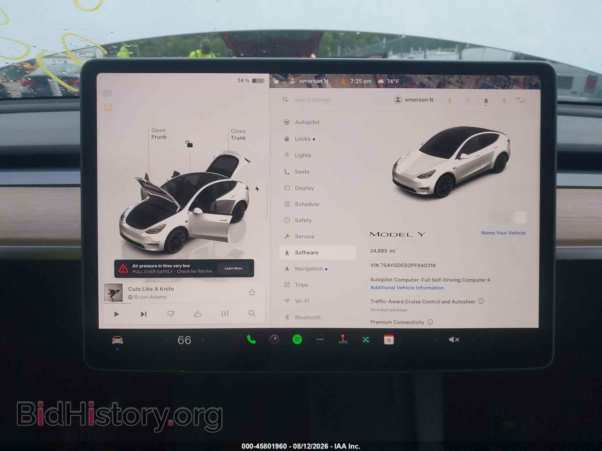 2023 TESLA MODEL Y - VIN: 7SAYGDED2PF940316 - Photo 7