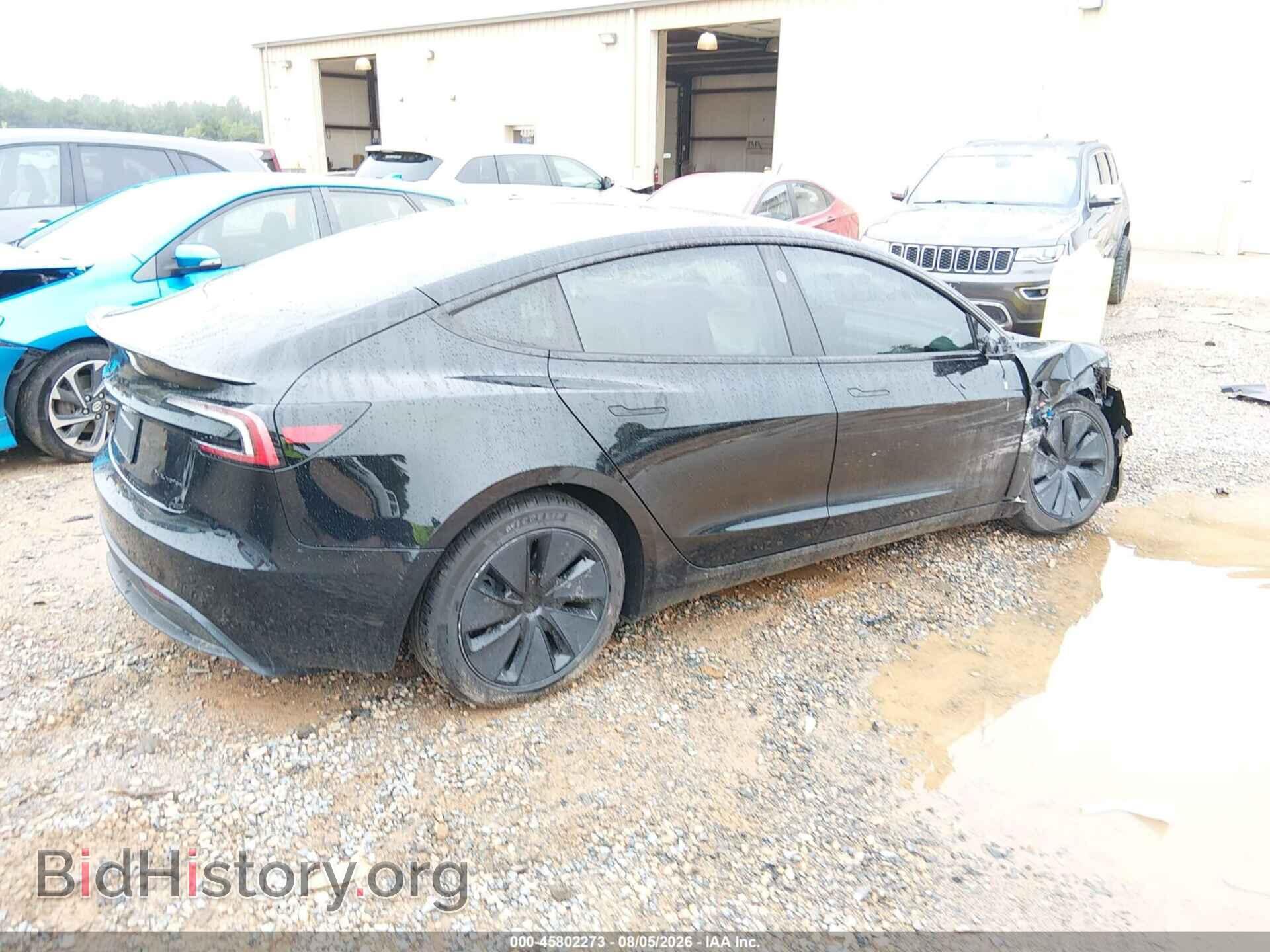 2026 TESLA MODEL 3 - VIN: 5YJ3E1EB7TF173289 - Фото 4