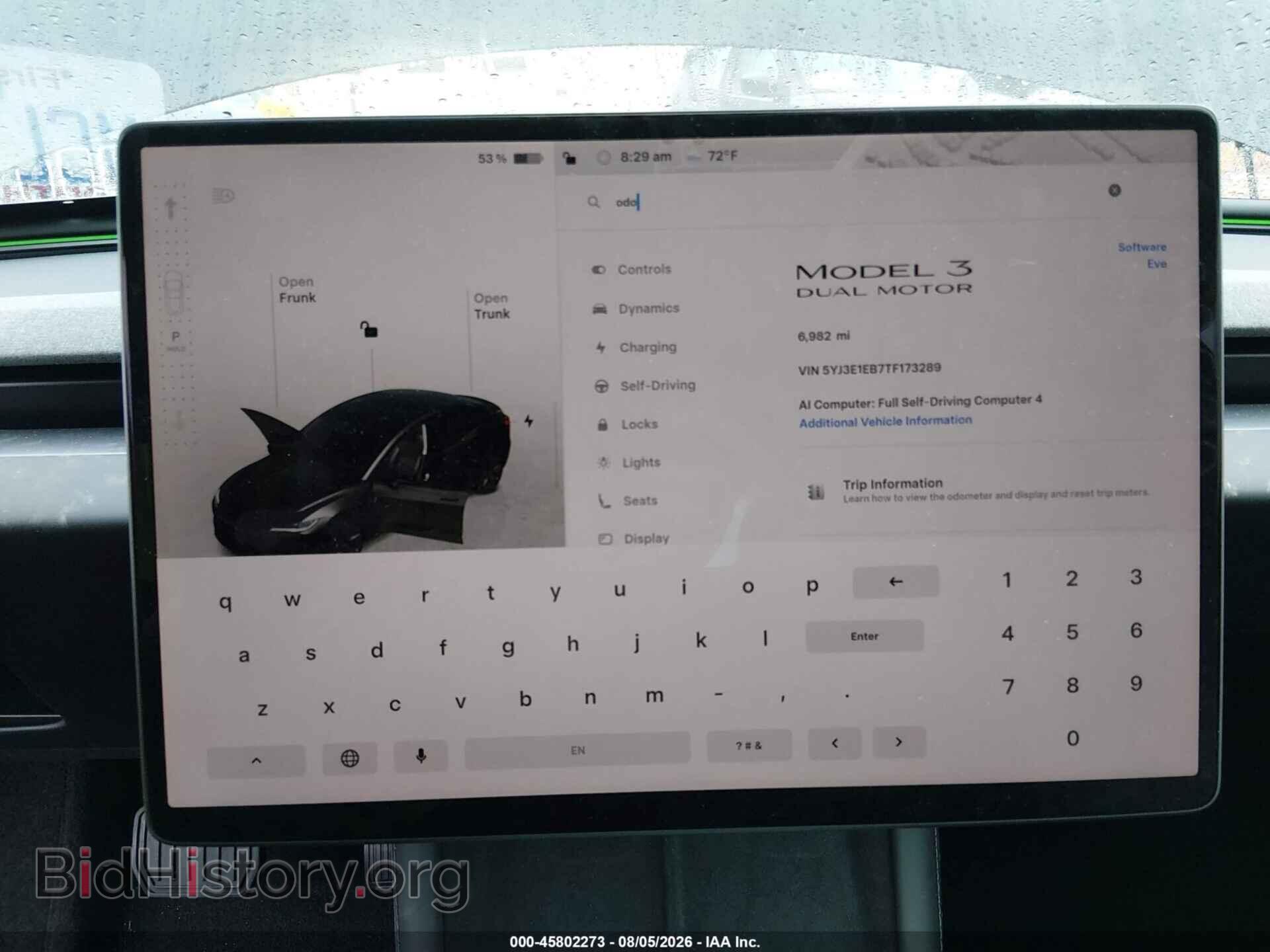 2026 TESLA MODEL 3 - VIN: 5YJ3E1EB7TF173289 - Фото 7